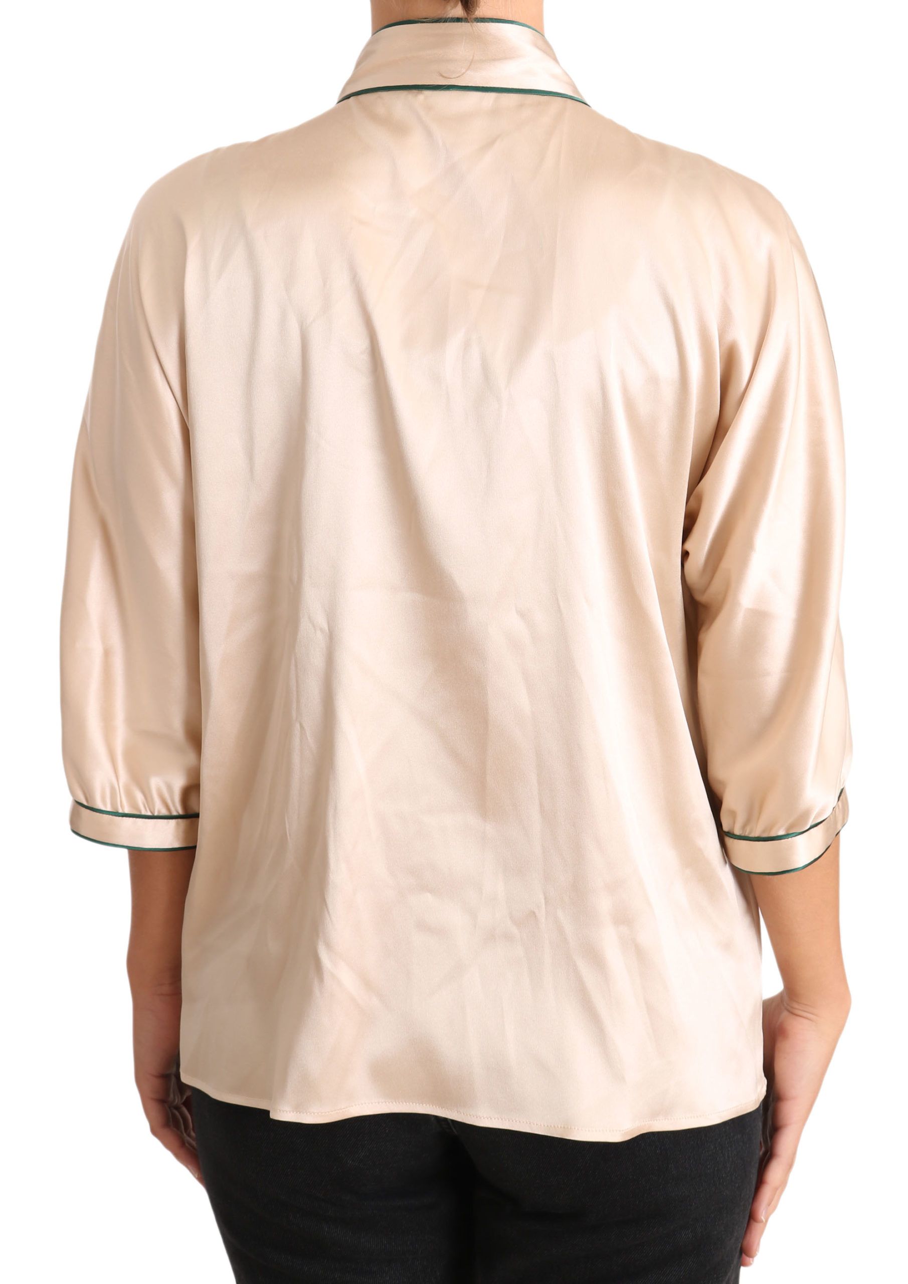 Dolce & Gabbana Beige T-Shirt for Women side view