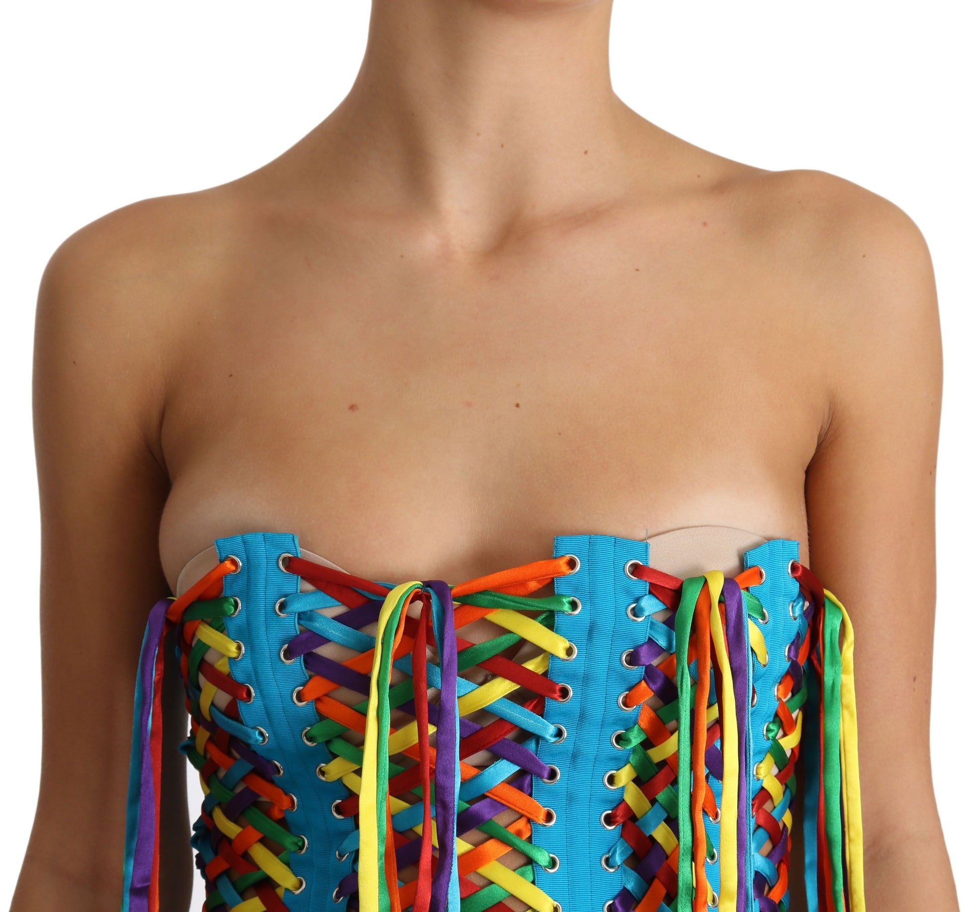 Dolce & Gabbana Multicolor Sleeveless T-Shirt for Women additional view