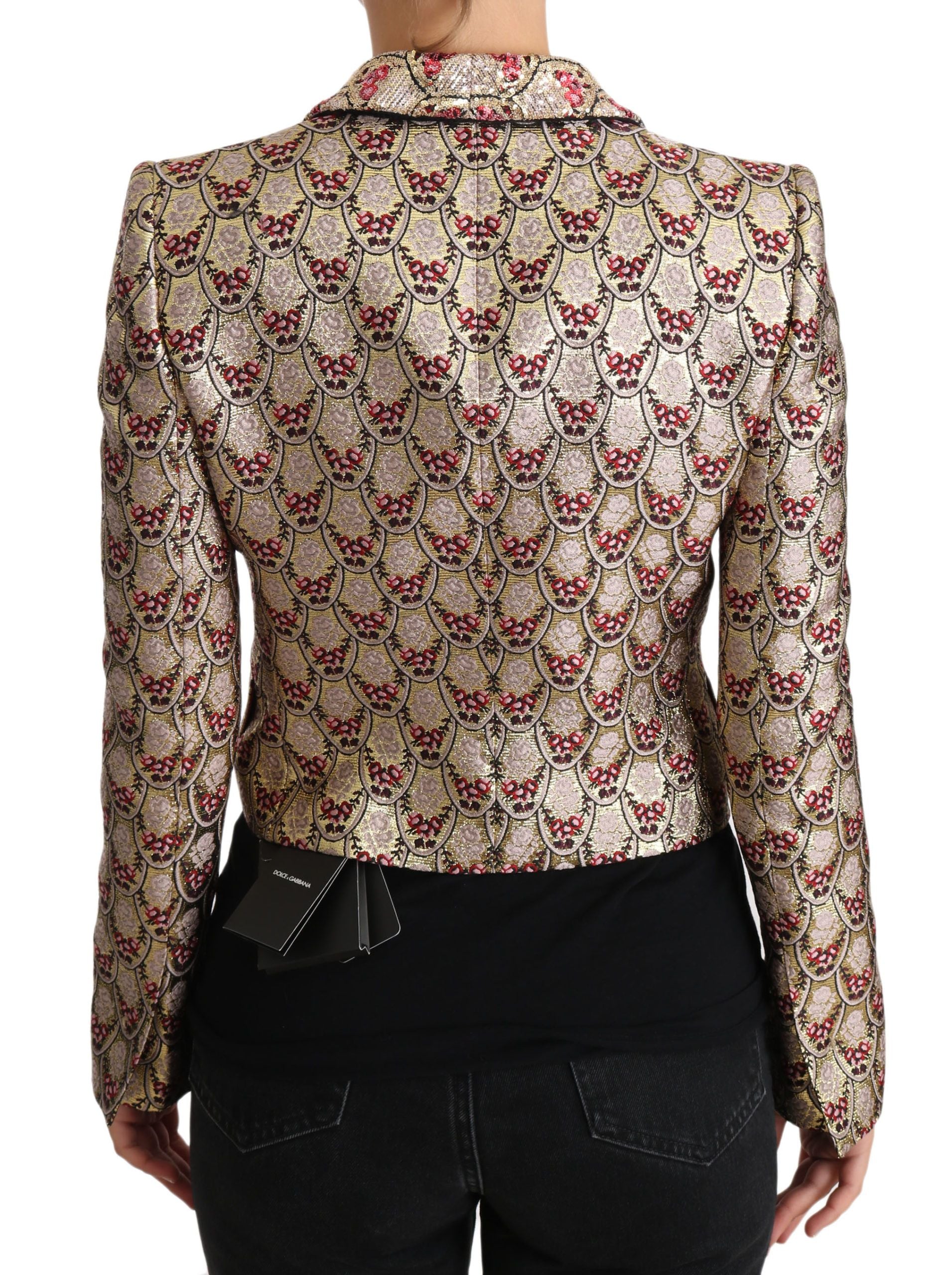 Dolce & Gabbana Gold Blazer for Women detail view