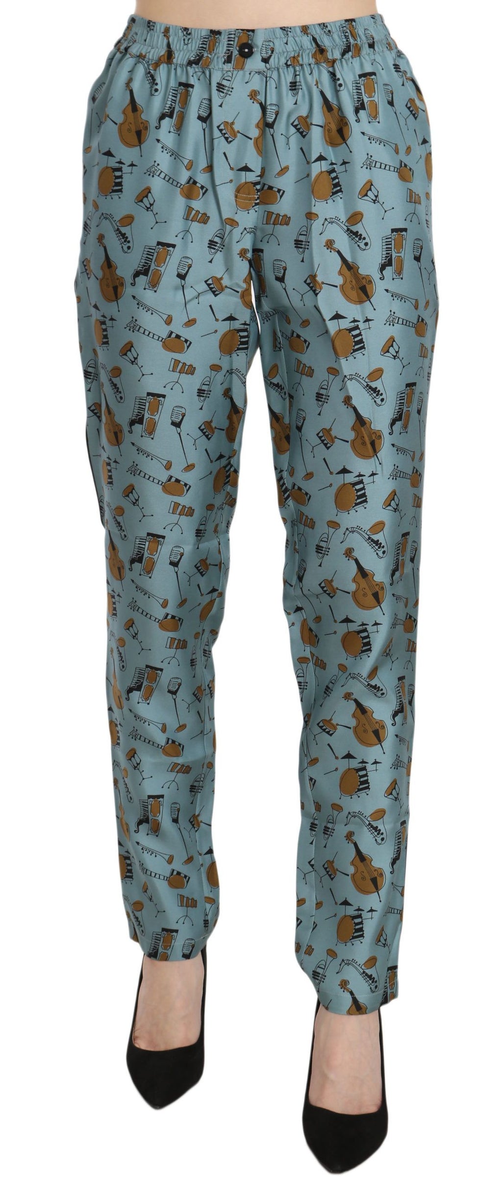 Dolce & Gabbana Blue Casual Pants for Women