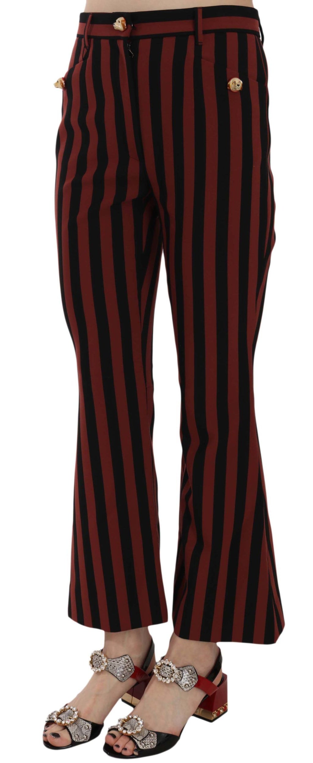 Dolce & Gabbana Black Flared Pants for Women alternate view