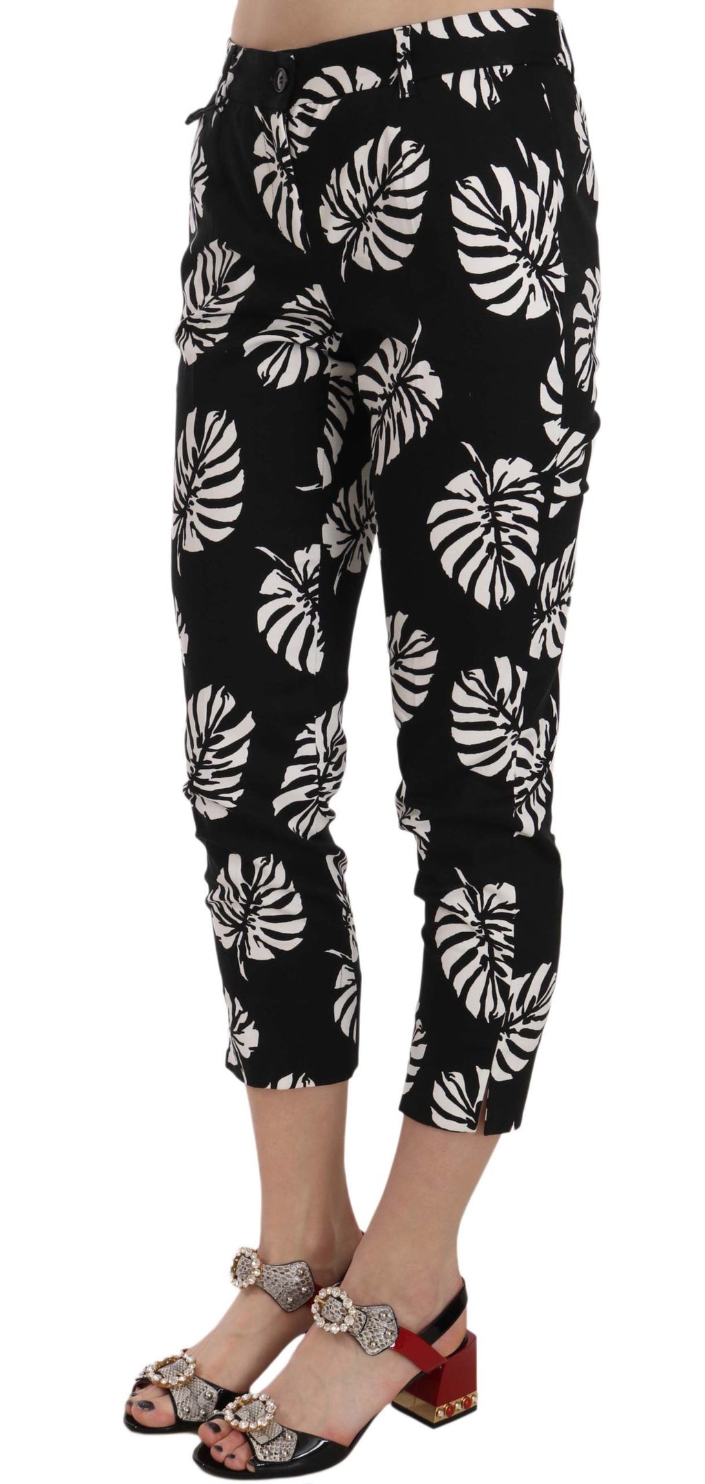 Dolce & Gabbana Black Skinny Pants for Women detail view