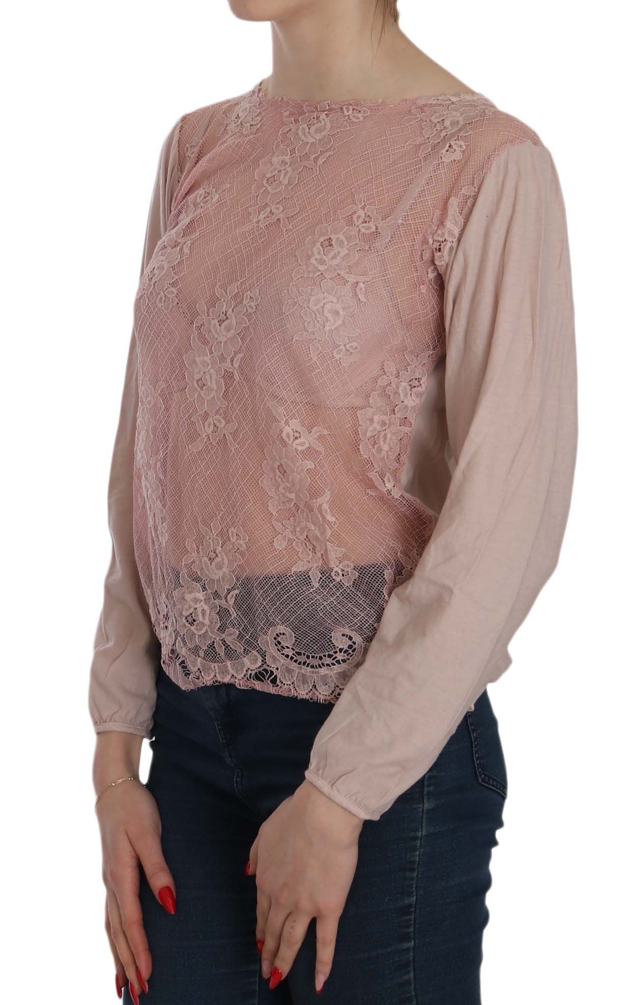 PINK MEMORIES Pink Long Sleeve T-Shirt for Women alternate view