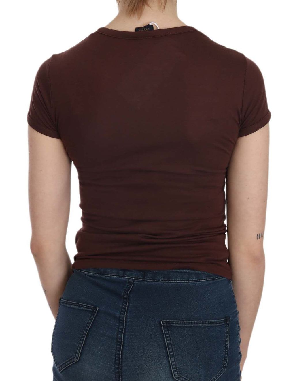 Exte Brown T-Shirt for Women detail view