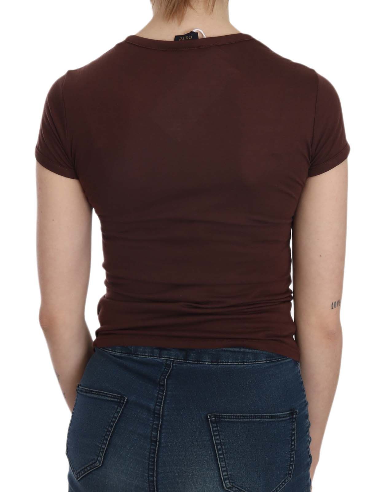 Exte Brown T-Shirt for Women detail view