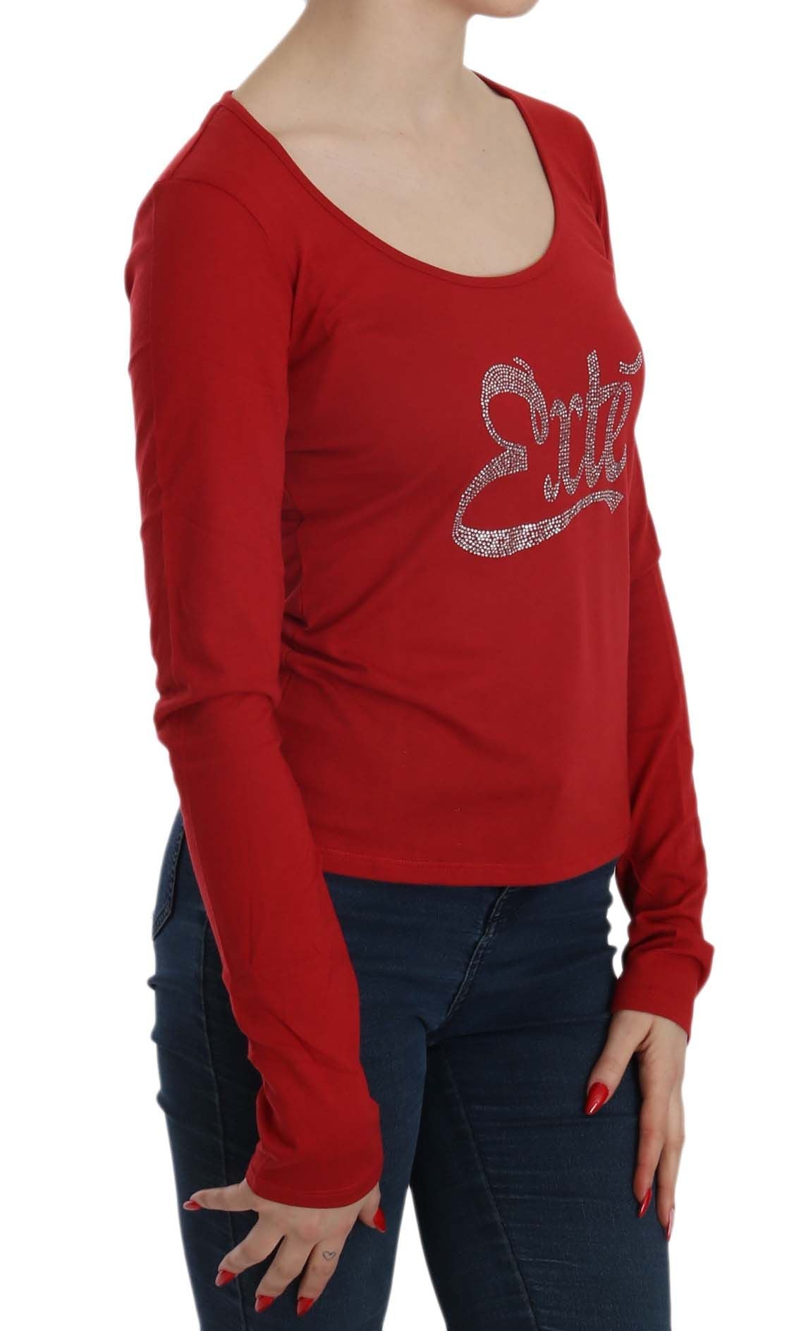 Exte Red Long Sleeve T-Shirt for Women alternate view