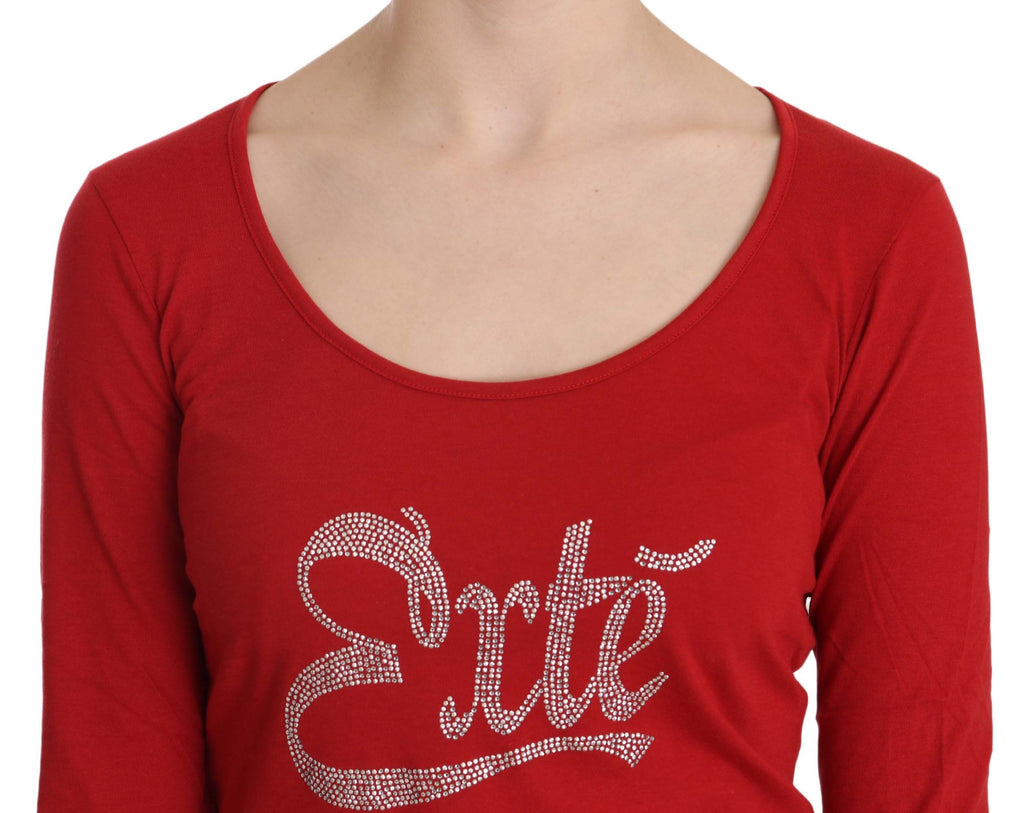 Exte Red Long Sleeve T-Shirt for Women additional view