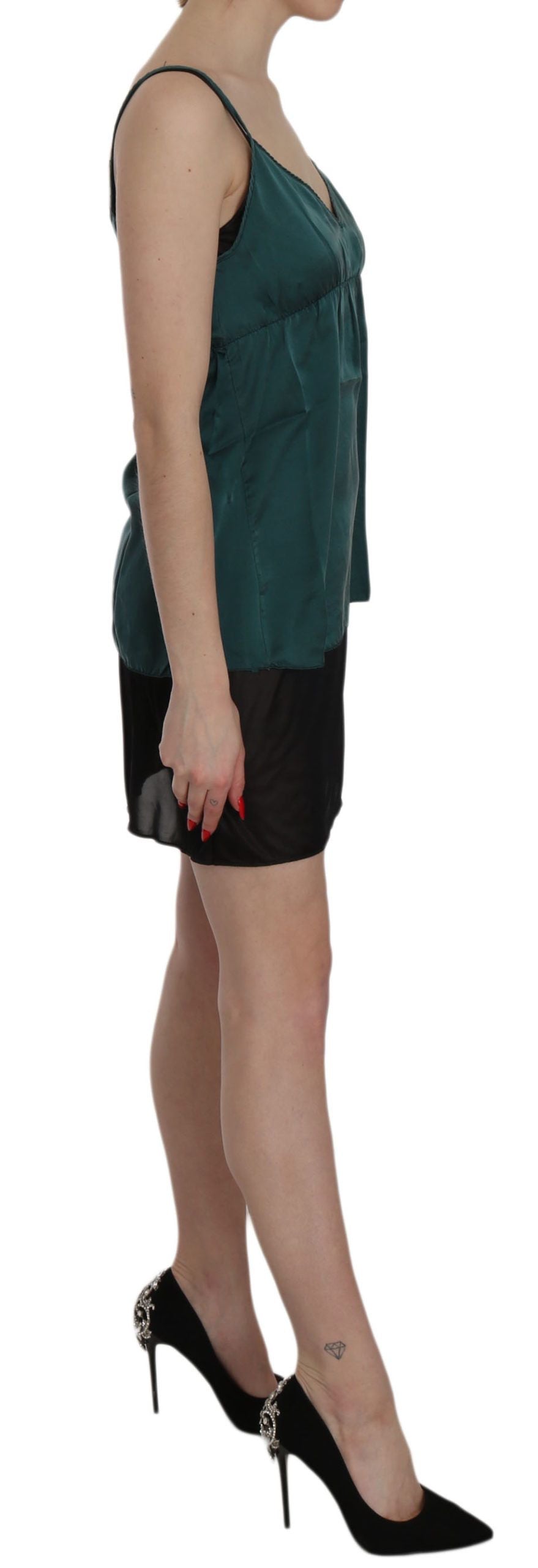 PINK MEMORIES Green Short for Women additional view