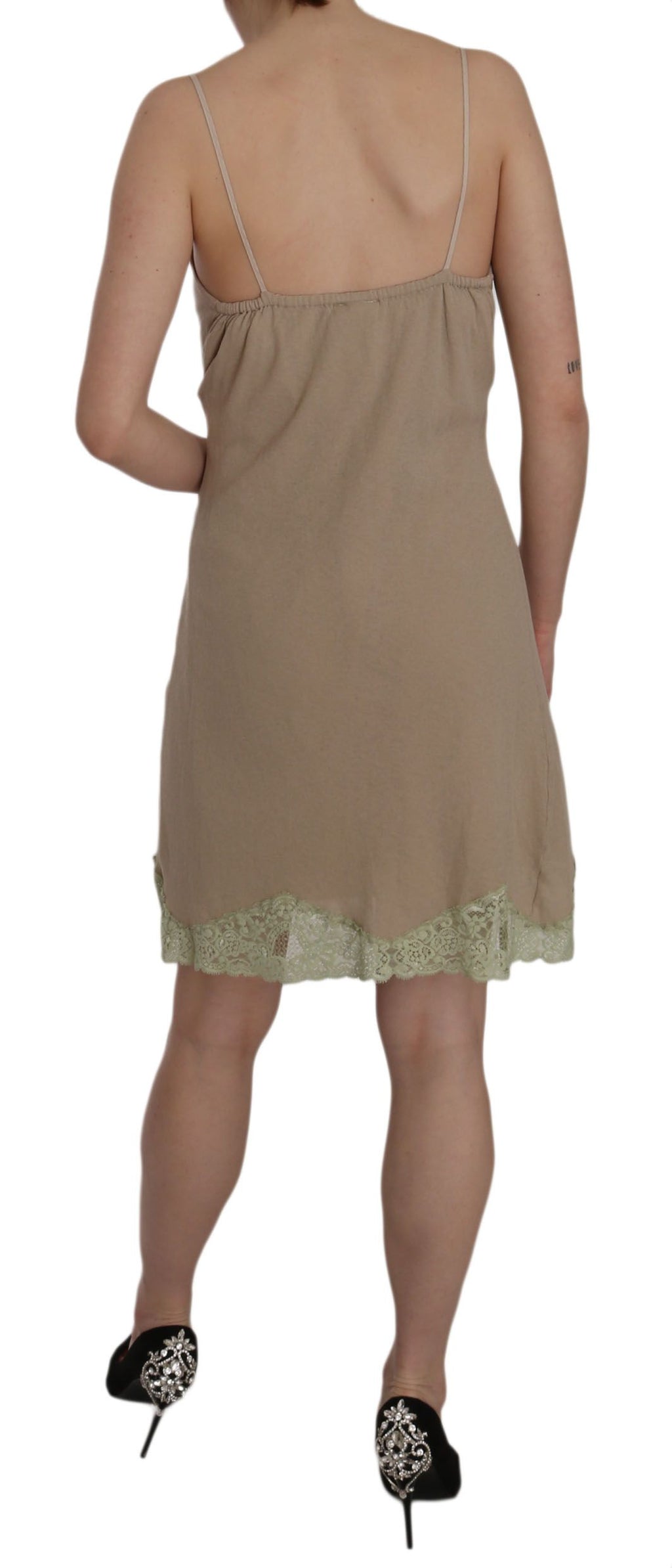 PINK MEMORIES Beige Short for Women detail view