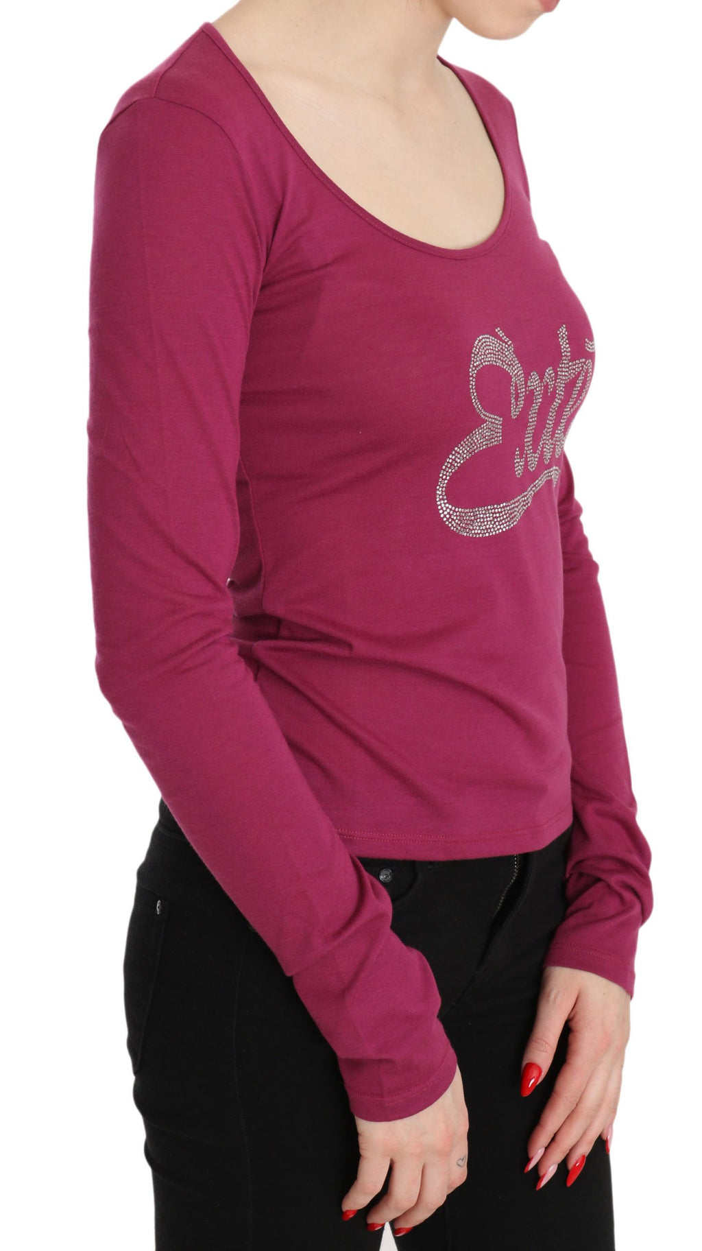 Exte Pink Long Sleeve T-Shirt for Women alternate view