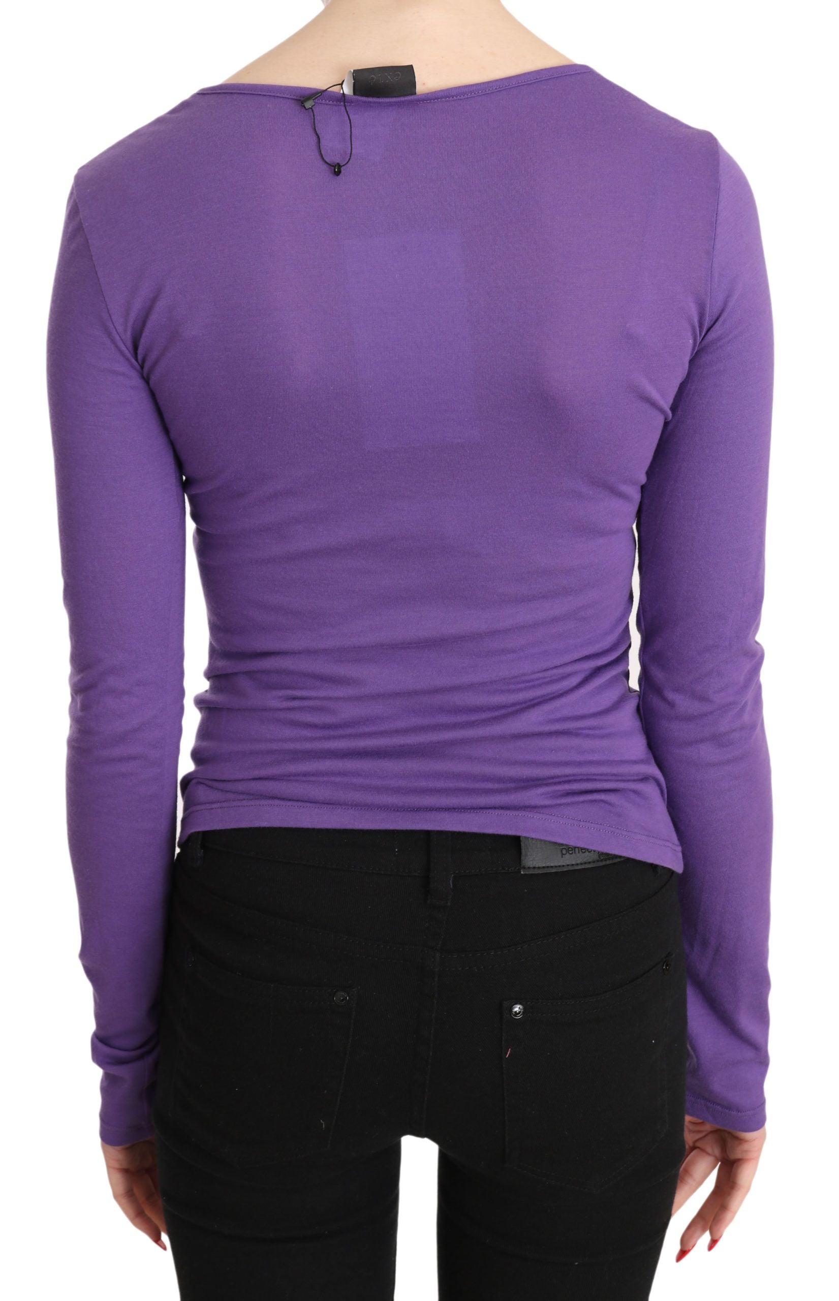 Exte Purple Long Sleeve T-Shirt for Women detail view
