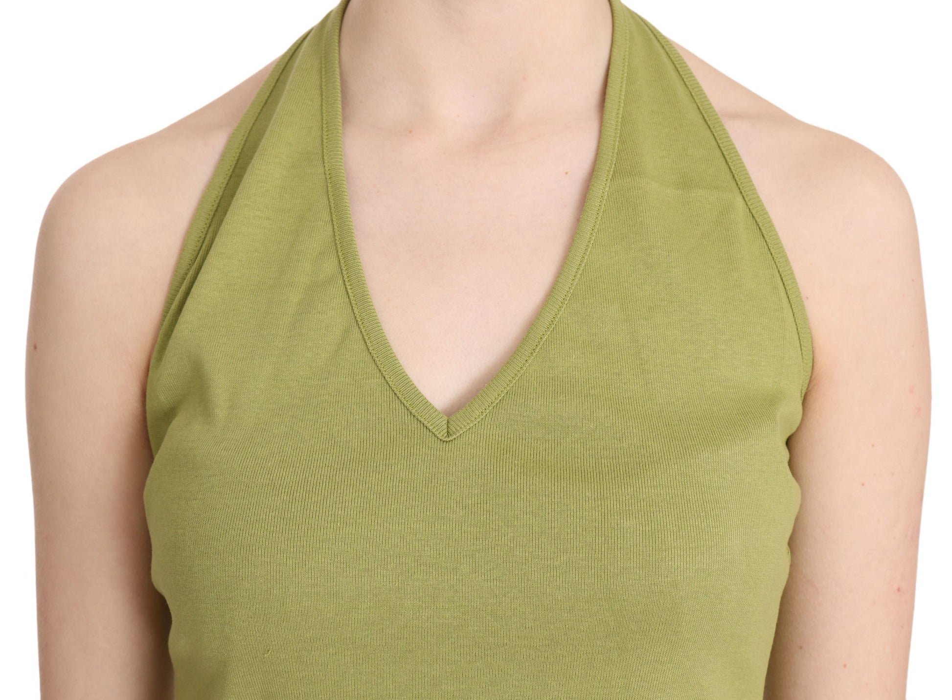 GF Ferre Green Sleeveless T-Shirt for Women additional view