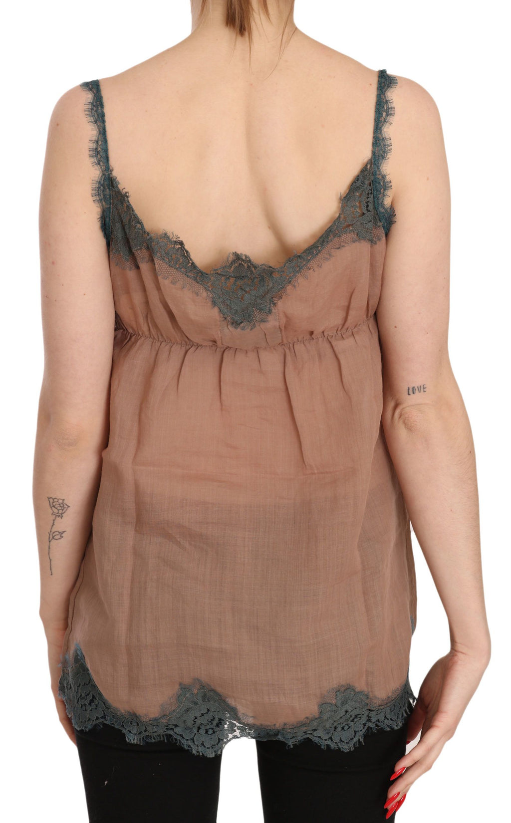 PINK MEMORIES Brown Tank Tops T for Women alternate view