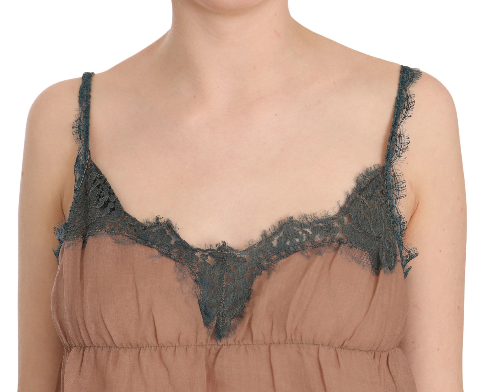 PINK MEMORIES Brown Tank Tops T for Women detail view