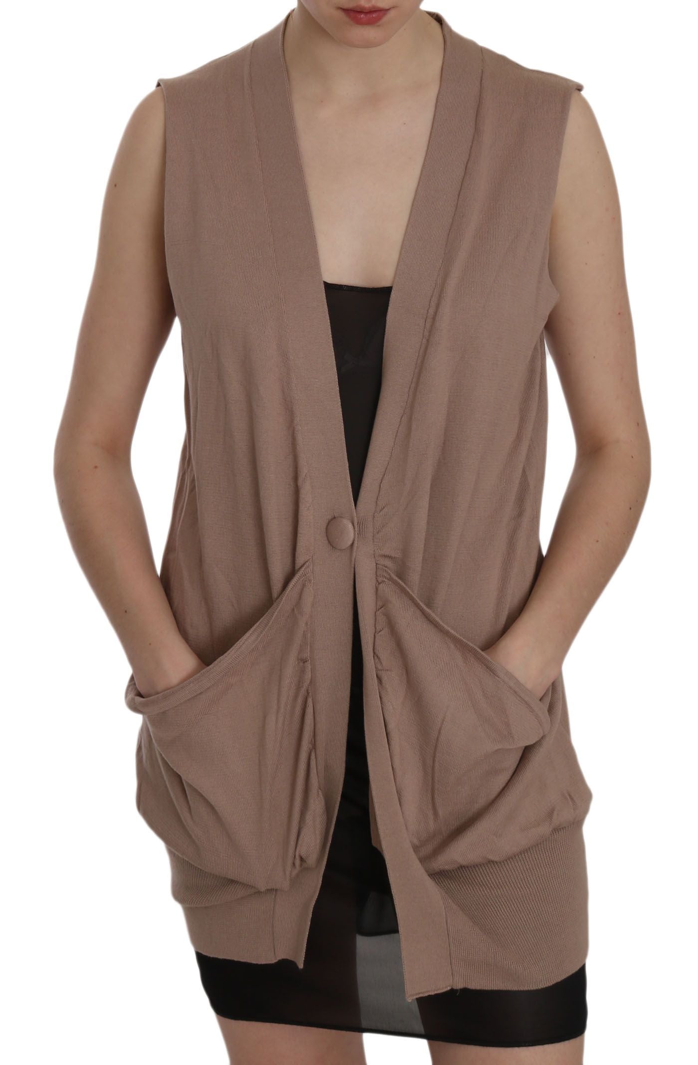 PINK MEMORIES Brown Cardigan for Women