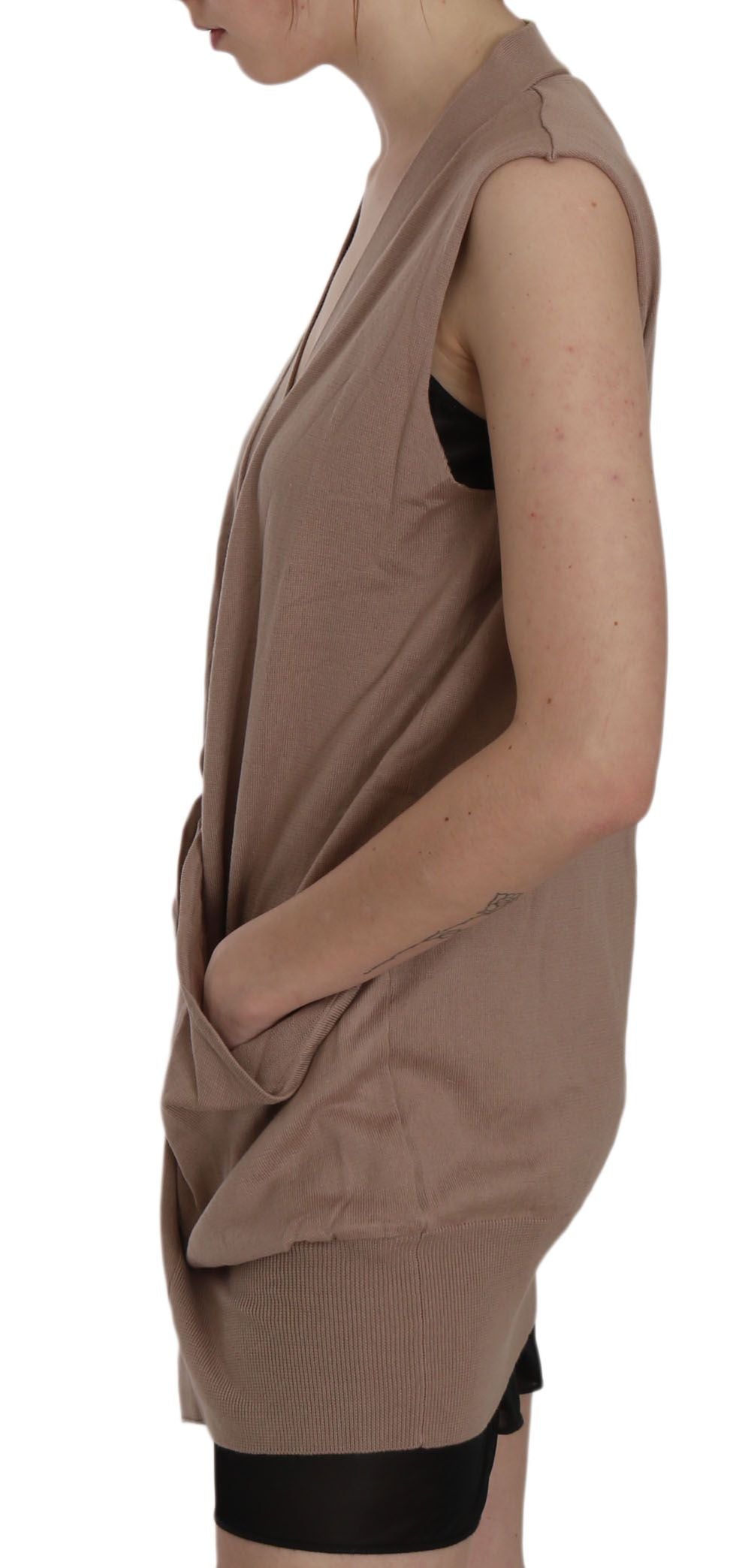 PINK MEMORIES Brown Cardigan for Women detail view