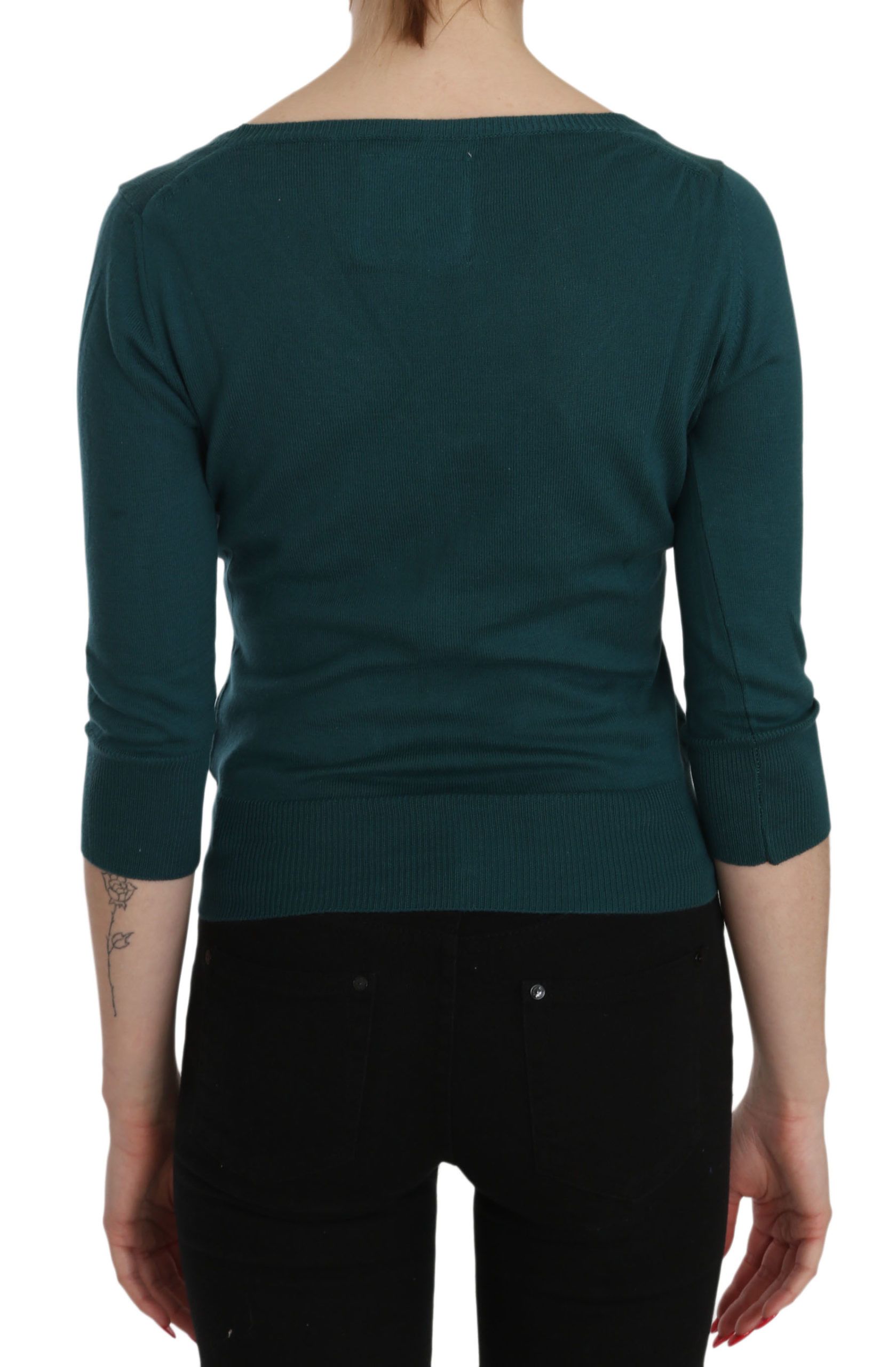 PINK MEMORIES Blue Cardigan for Women side view