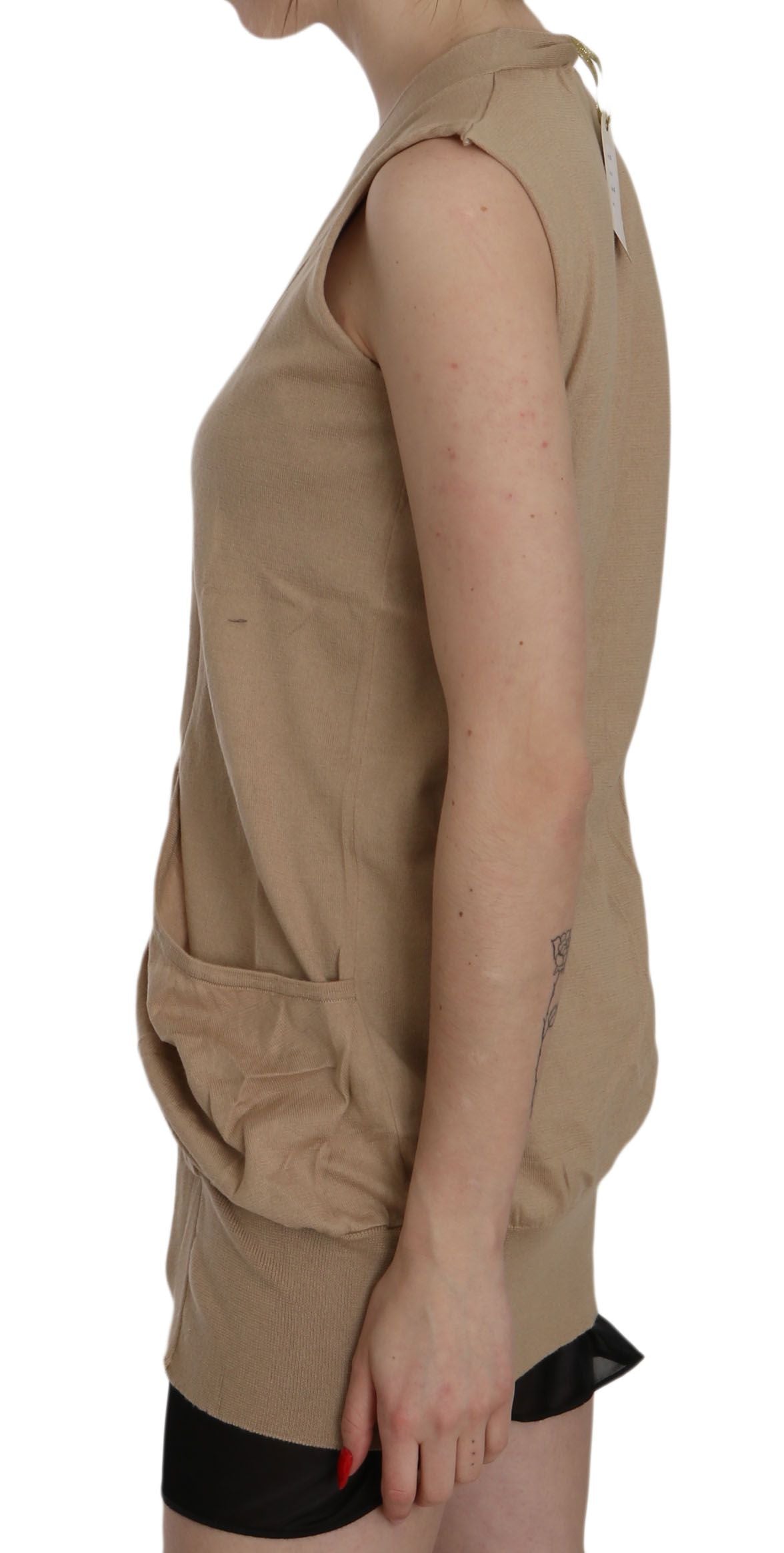 PINK MEMORIES Brown Cardigan for Women detail view