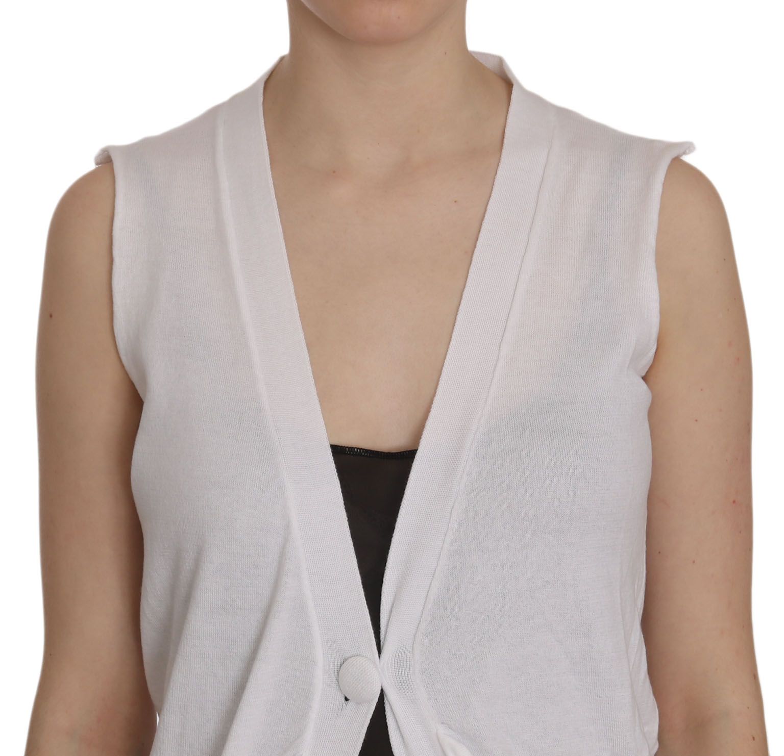 PINK MEMORIES White Cardigan for Women side view