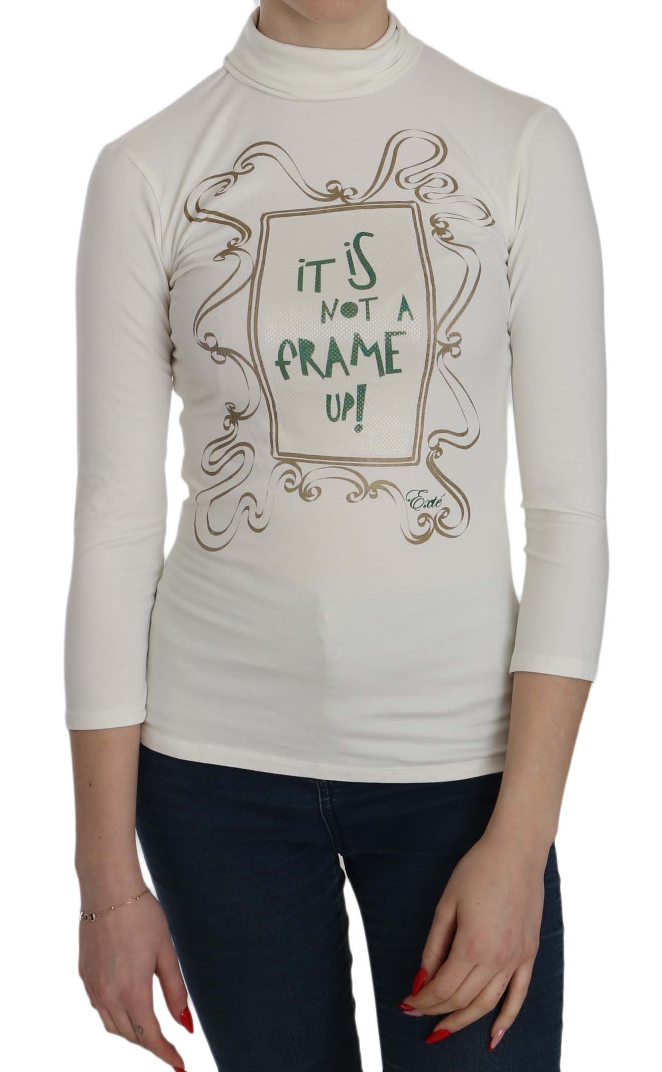 Exte White Long Sleeve T-Shirt for Women
