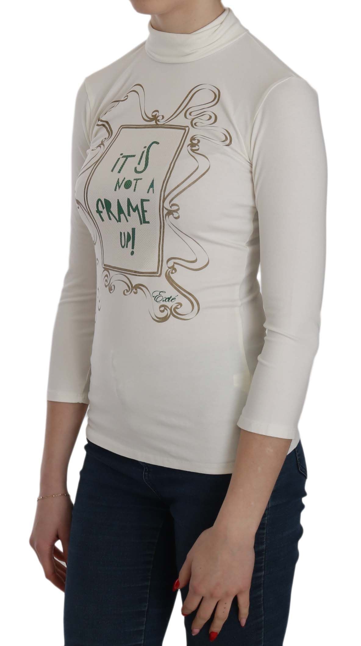 Exte White Long Sleeve T-Shirt for Women detail view