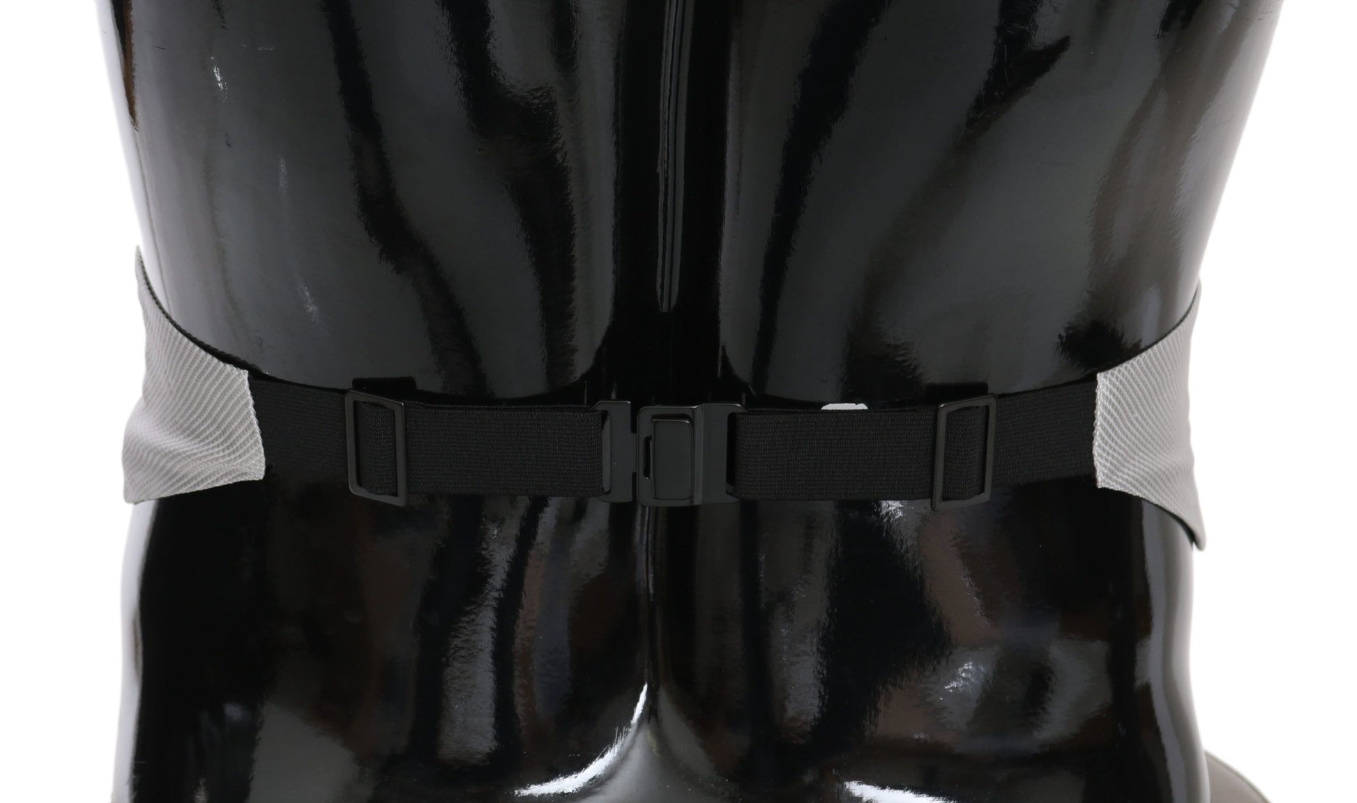 Dolce &amp; Gabbana Grauer Herren-Taillengürtel, 100 % Seide, Kummerbund