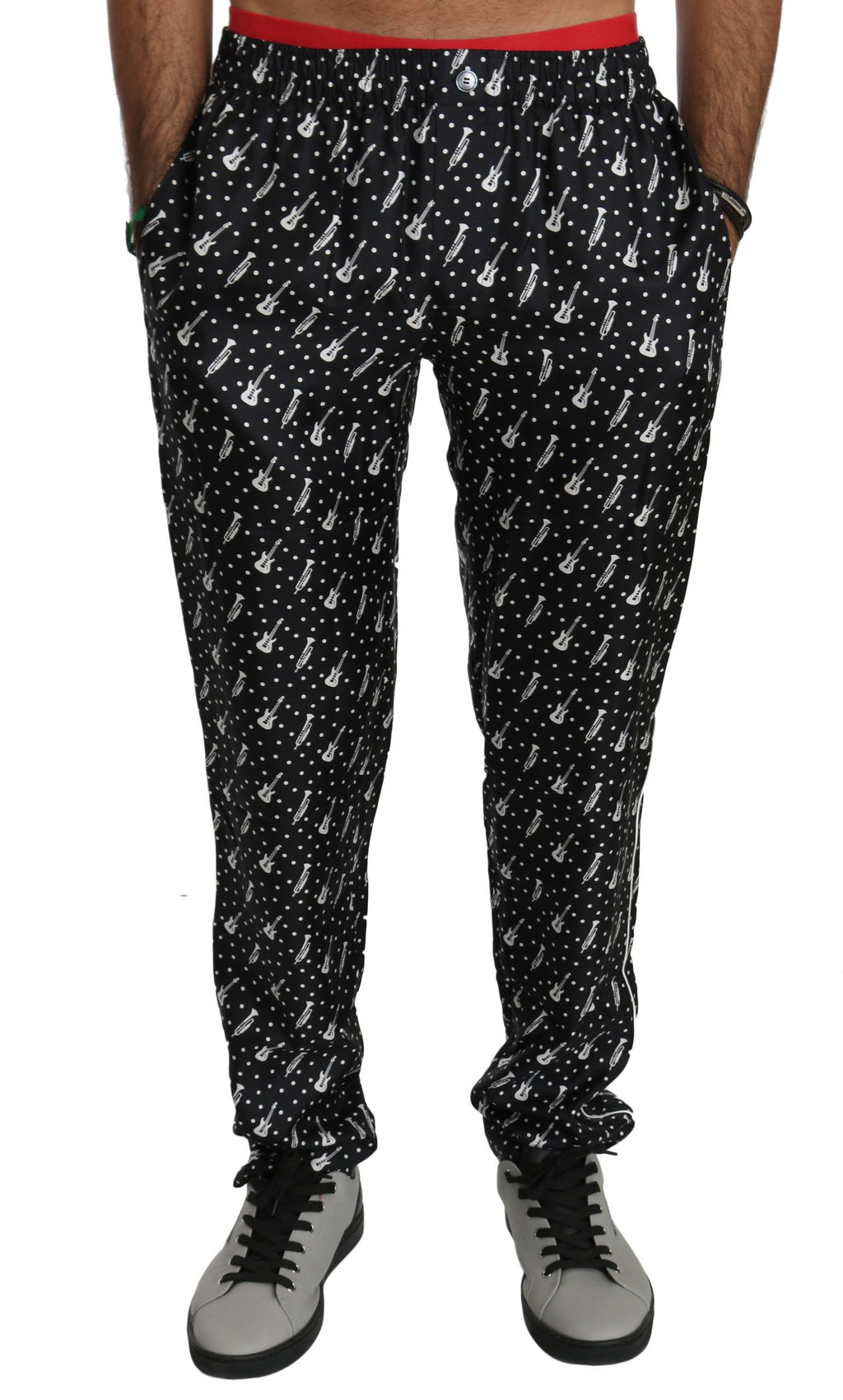 Dolce & Gabbana Black Casual Pants for Men