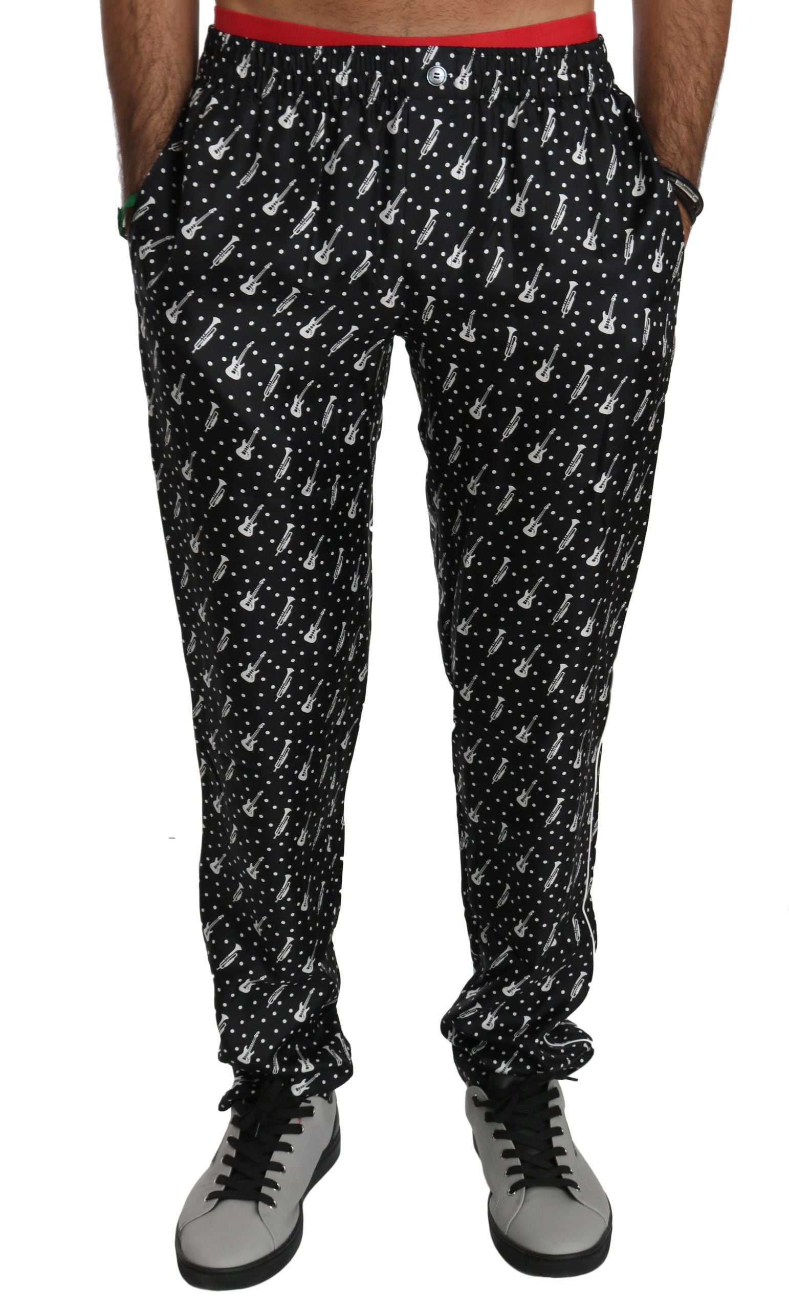 Dolce & Gabbana Black Casual Pants for Men