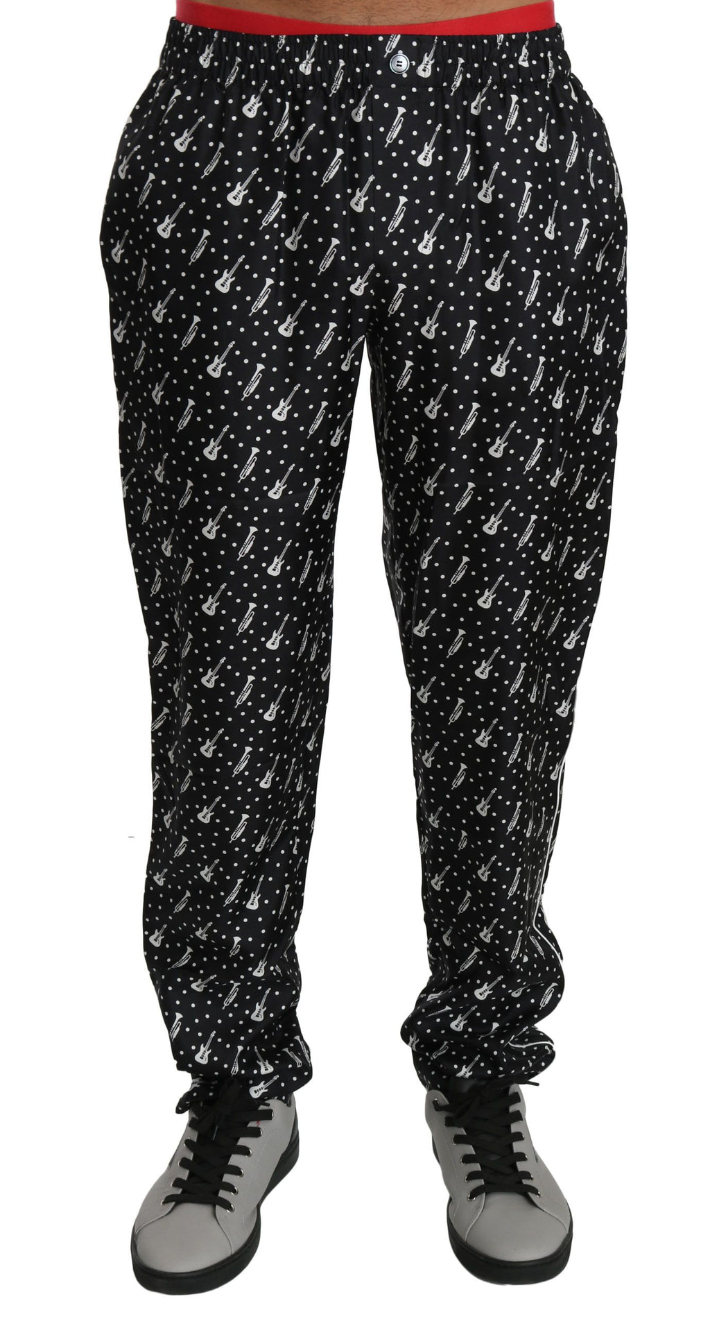 Dolce & Gabbana Black Casual Pants for Men side view