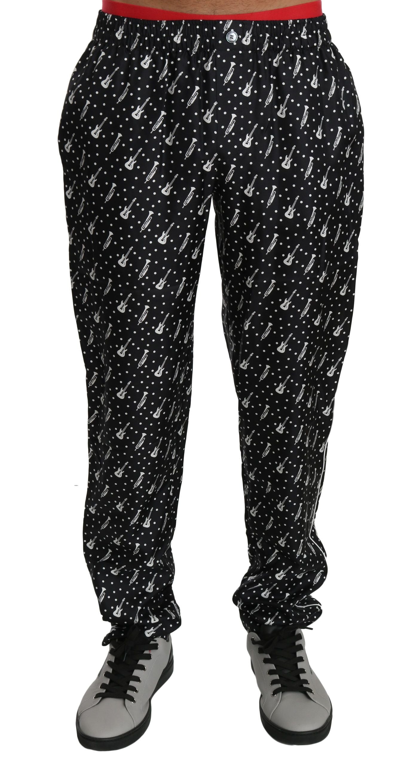 Dolce & Gabbana Black Casual Pants for Men side view