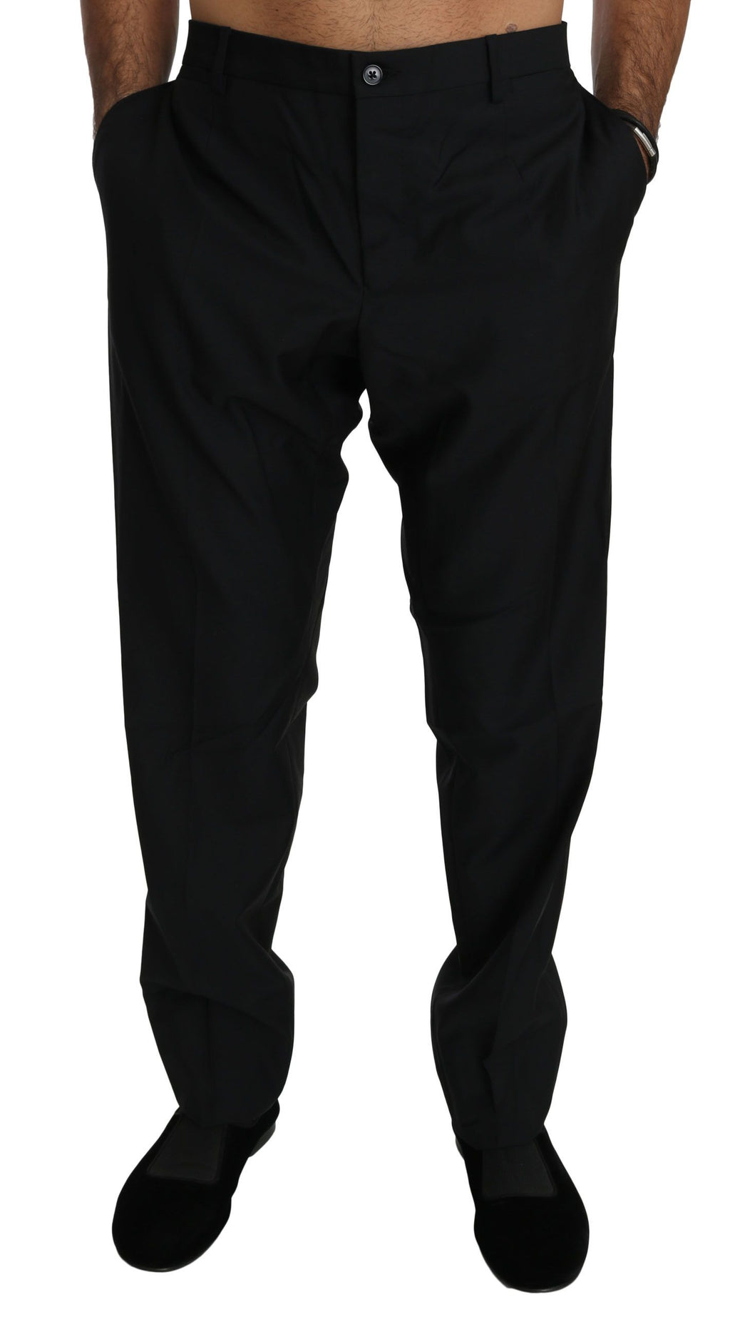 Dolce & Gabbana Black Dress Pants for Men