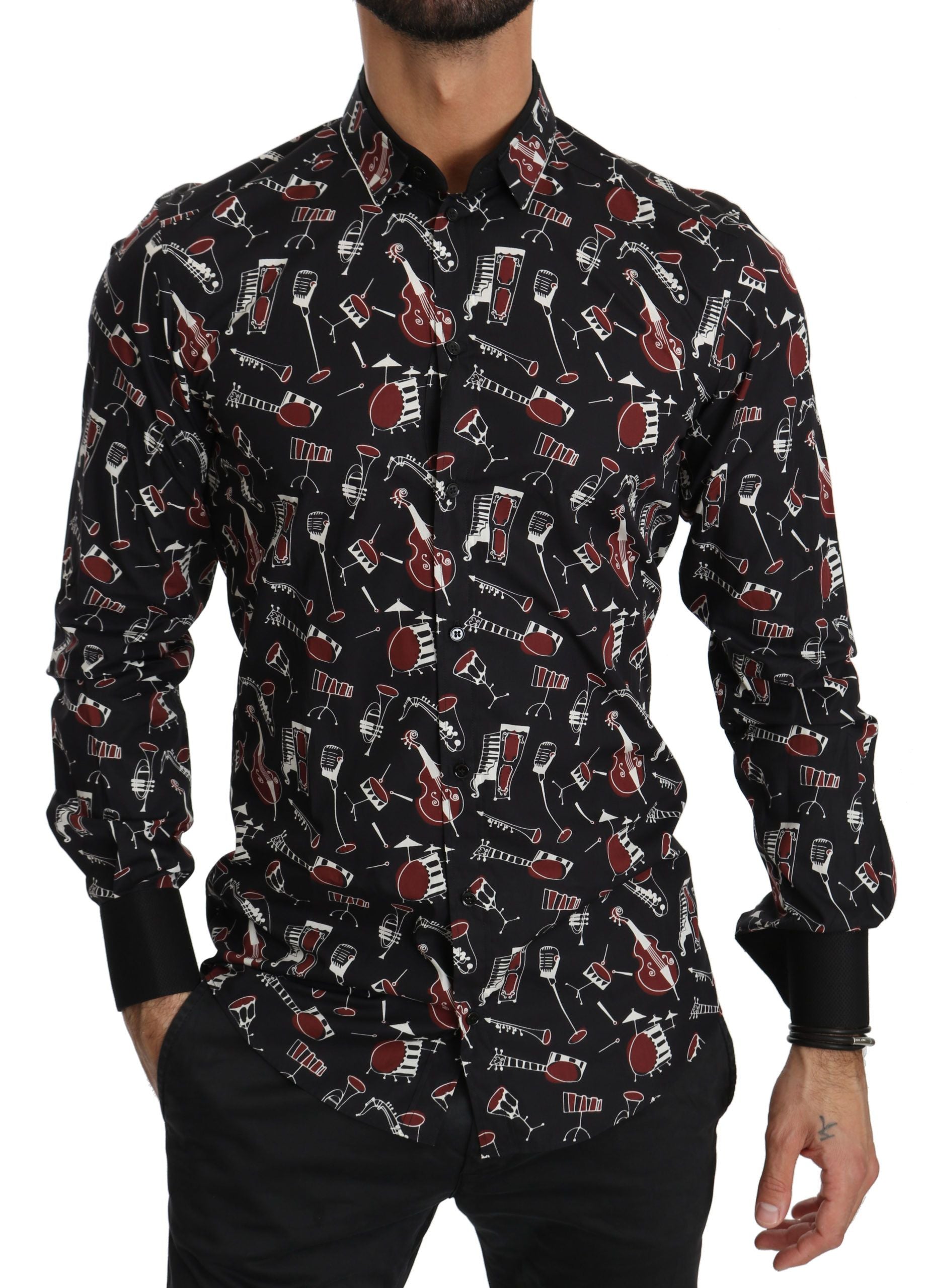 Dolce & Gabbana Black Dress Shirt for Men alternate view