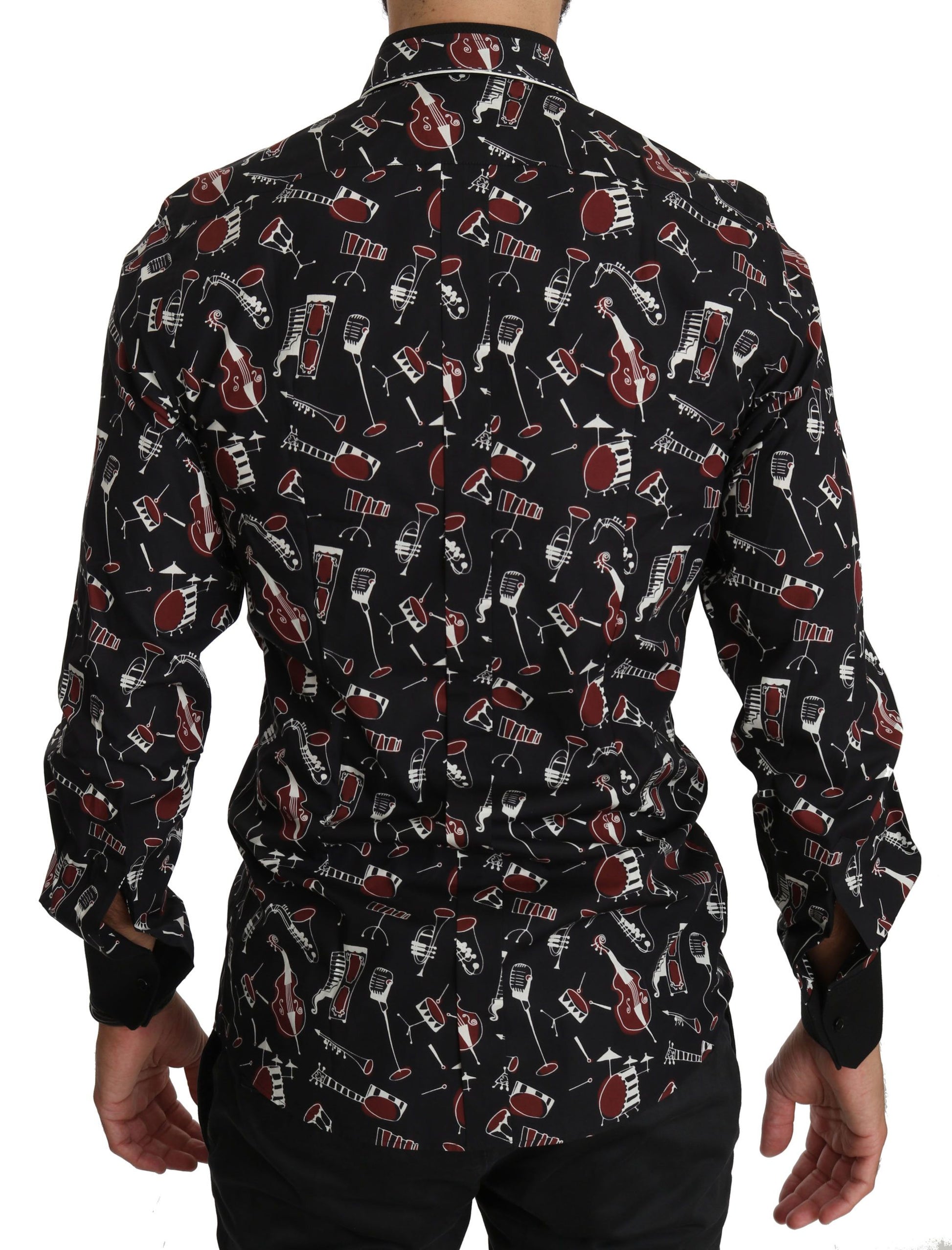 Dolce & Gabbana Black Dress Shirt for Men side view