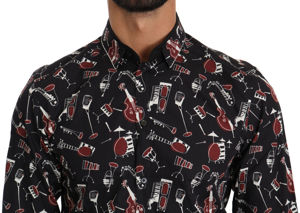 Dolce & Gabbana Black Dress Shirt for Men additional view
