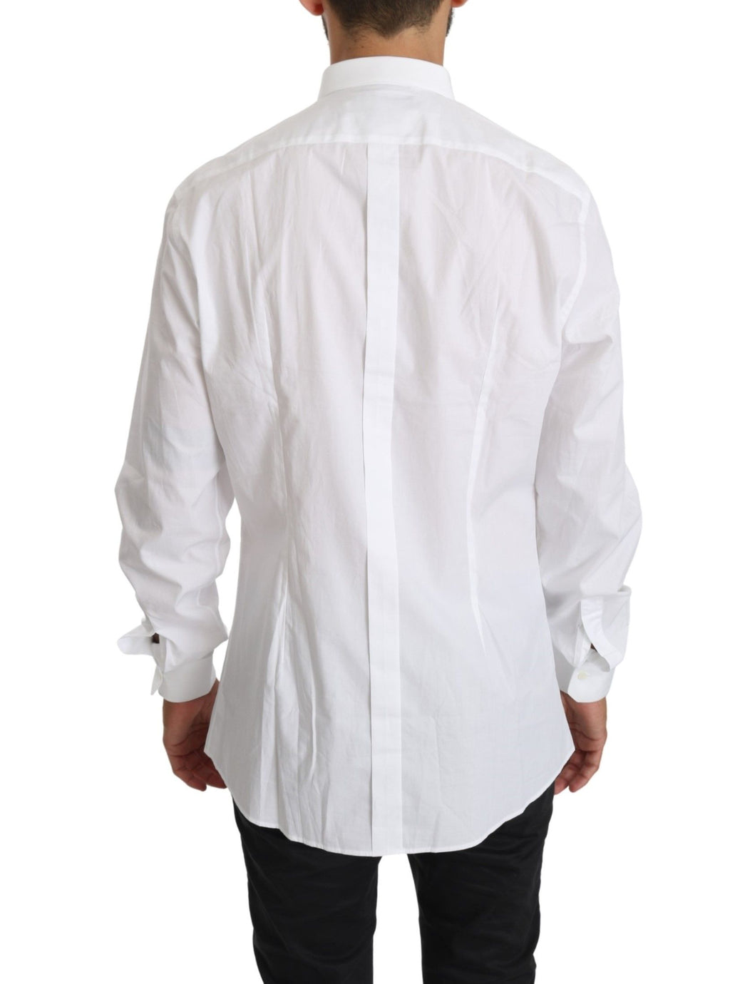 Haut chemise Dolce & Gabbana en coton blanc à manches longues