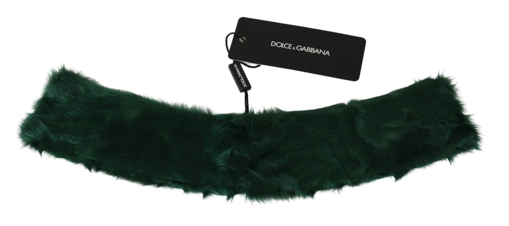 Dolce & Gabbana Green Scarf for Women detail view