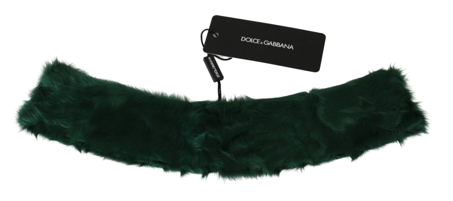 Dolce & Gabbana Green Scarf for Women detail view