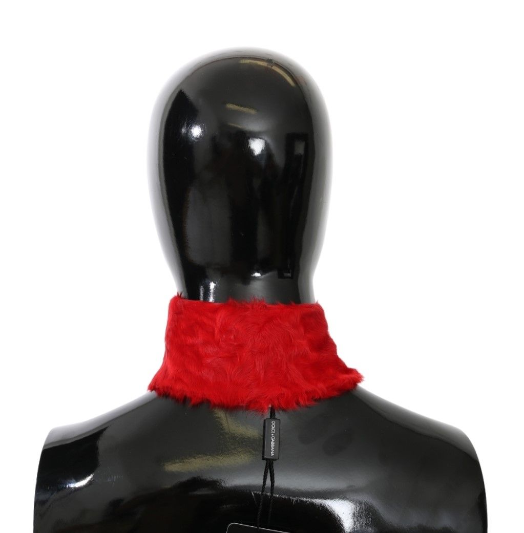 Dolce & Gabbana Red Scarf for Women detail view