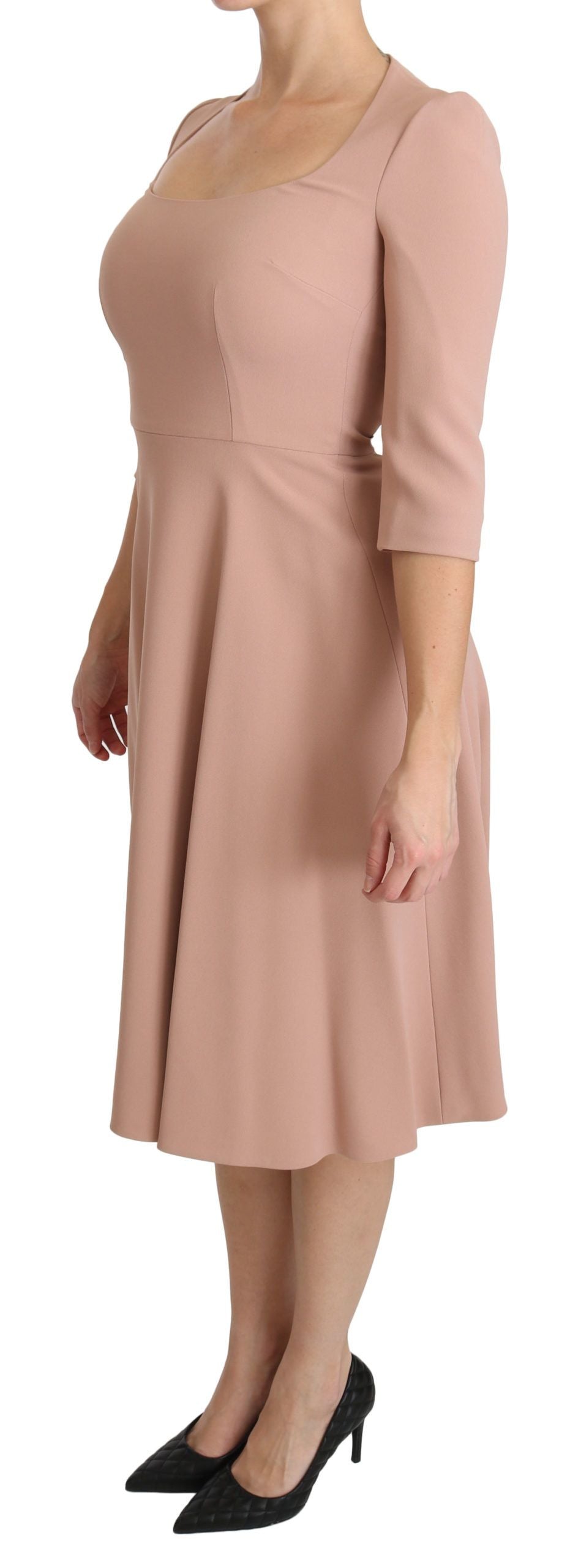 Dolce & Gabbana Pink Midi Dress for Women detail view