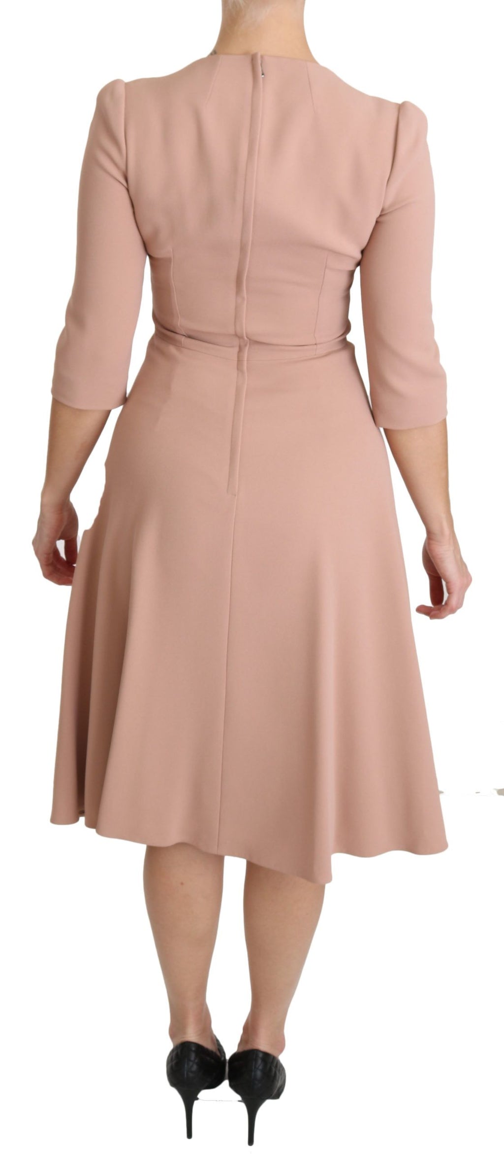 Dolce & Gabbana Pink Midi Dress for Women side view