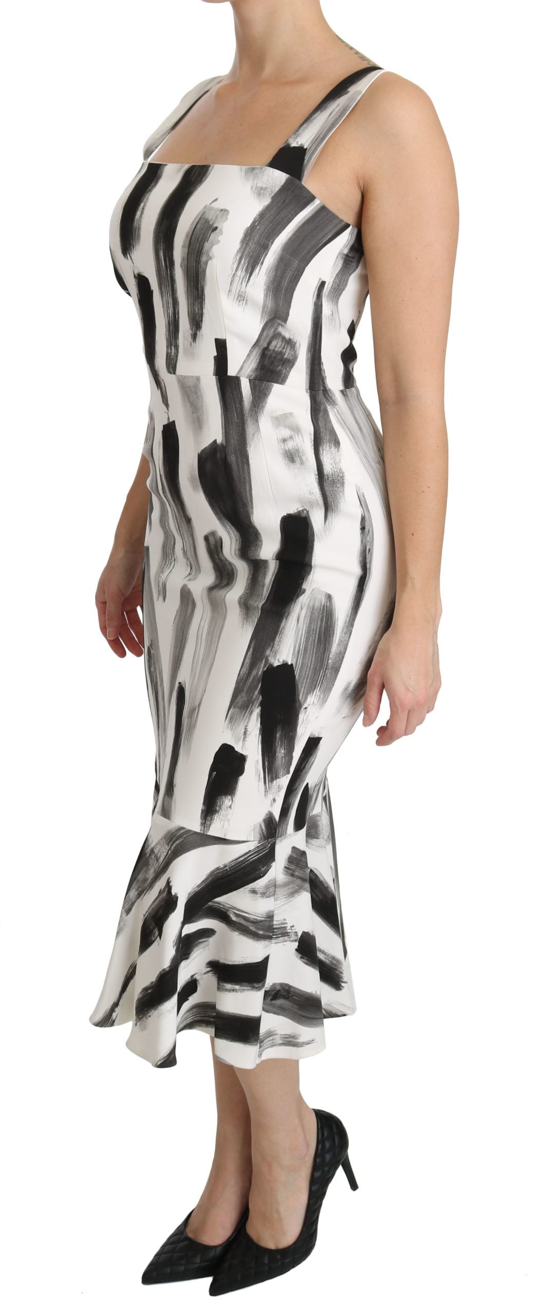 Dolce & Gabbana White Midi Dress for Women detail view