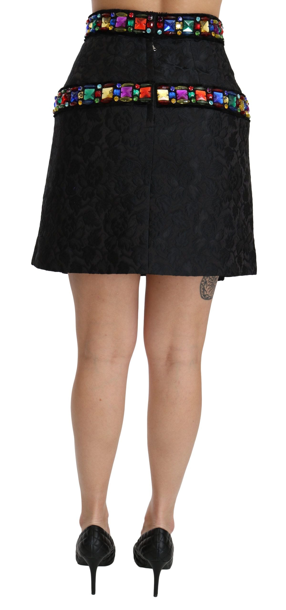 Dolce & Gabbana Black Midi for Women side view
