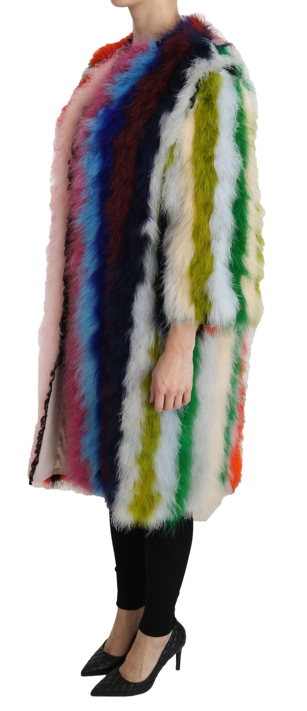 Dolce & Gabbana Multicolor Coat for Women detail view