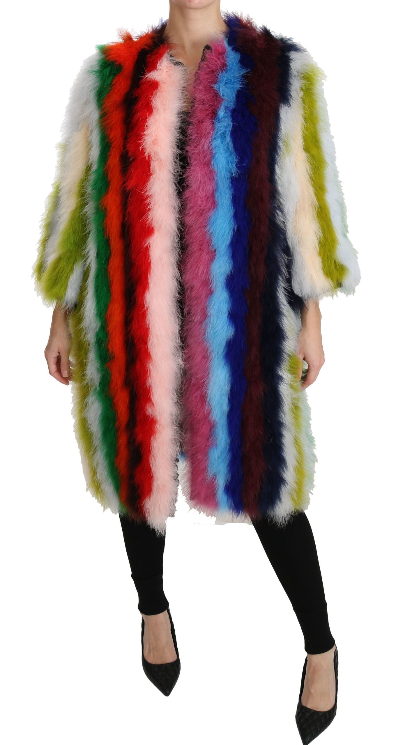 Dolce & Gabbana Multicolor Coat for Women additional view
