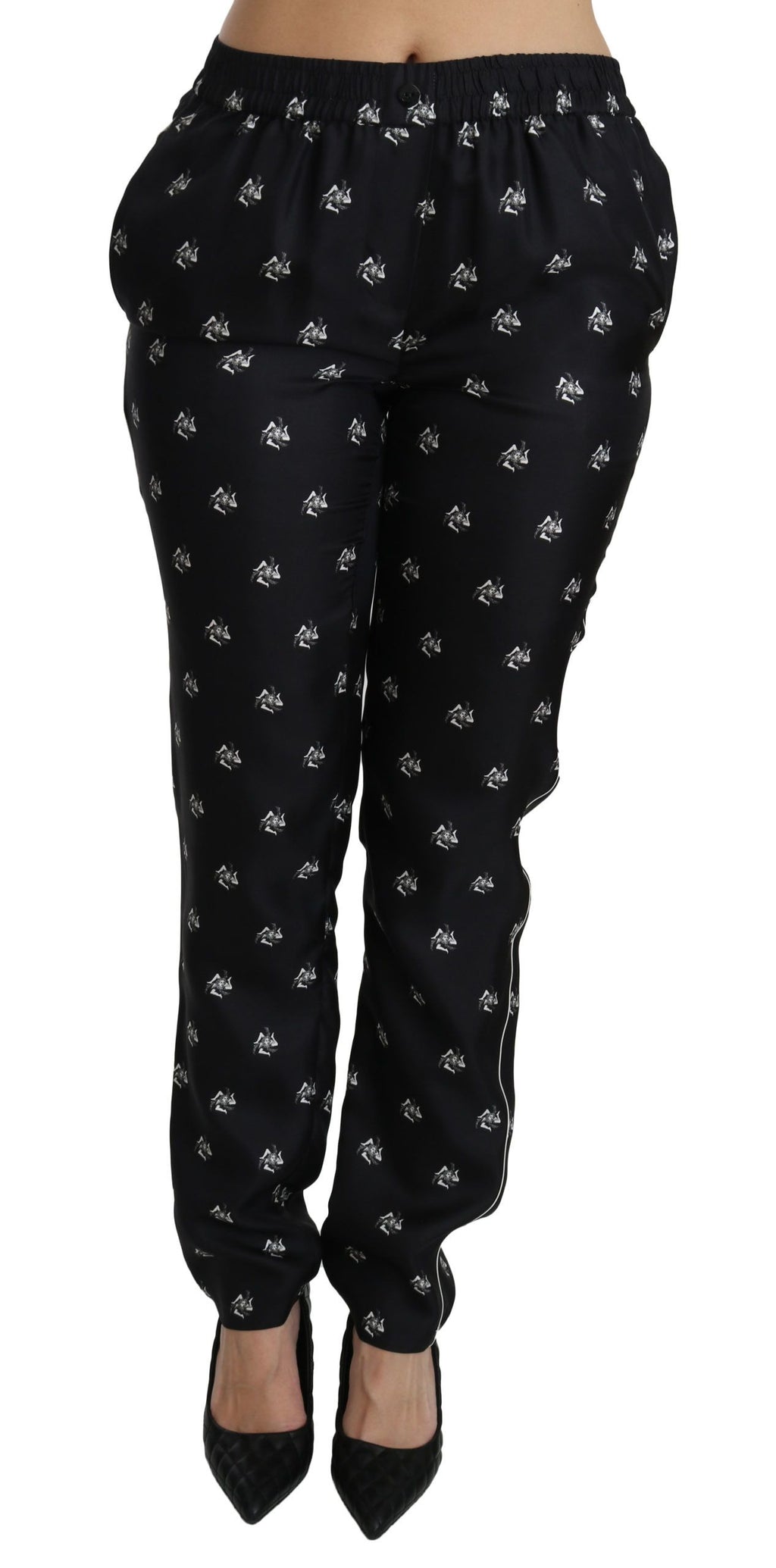 Dolce & Gabbana Black Casual Pants for Women