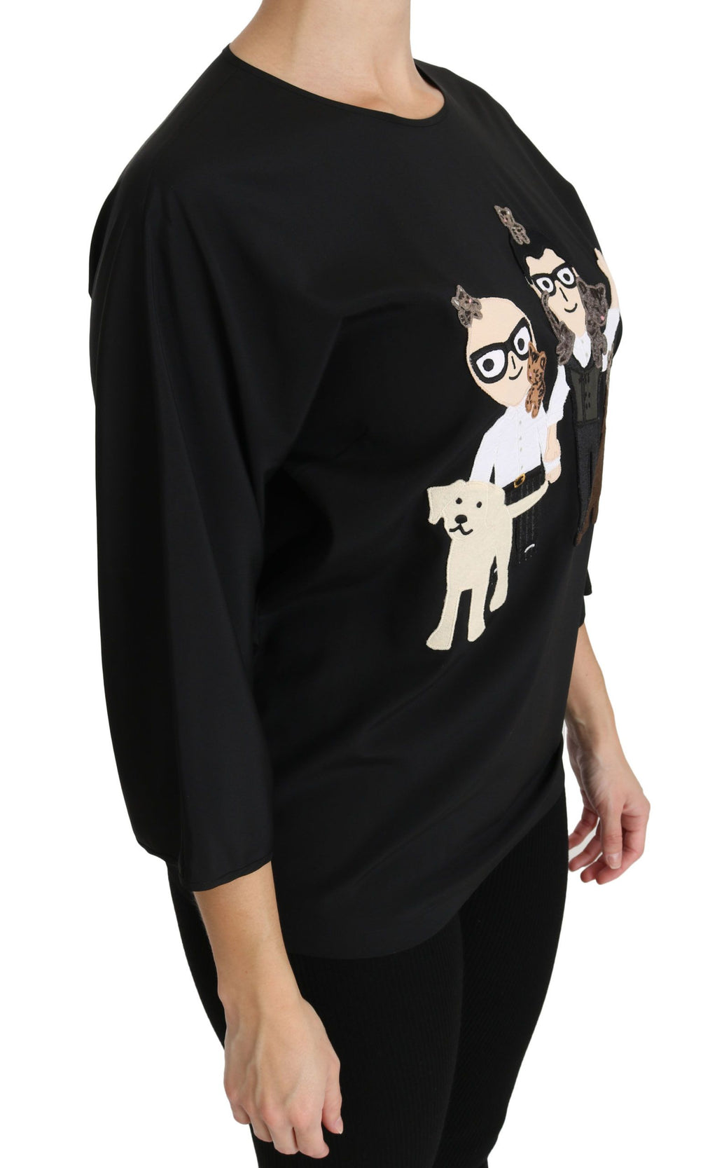 Dolce & Gabbana Black T-Shirt for Women alternate view