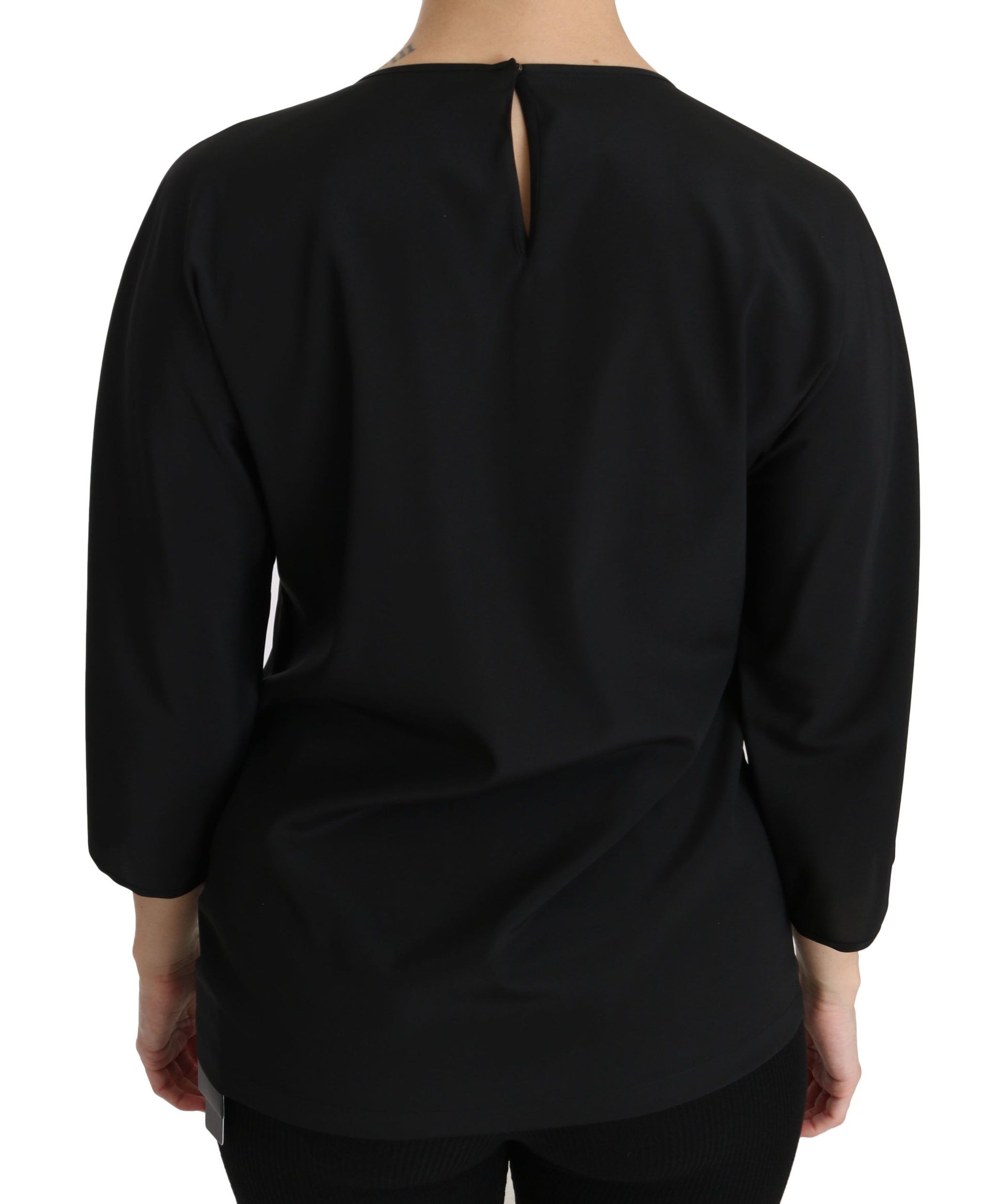 Dolce & Gabbana Black T-Shirt for Women side view