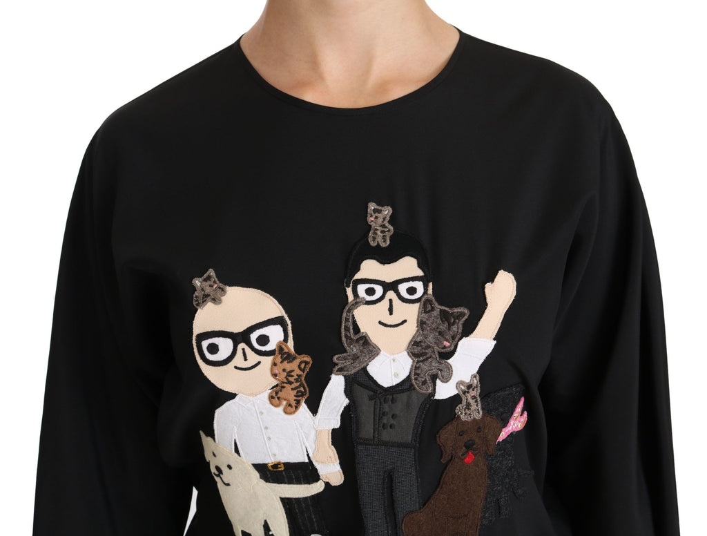 Dolce & Gabbana Black T-Shirt for Women additional view