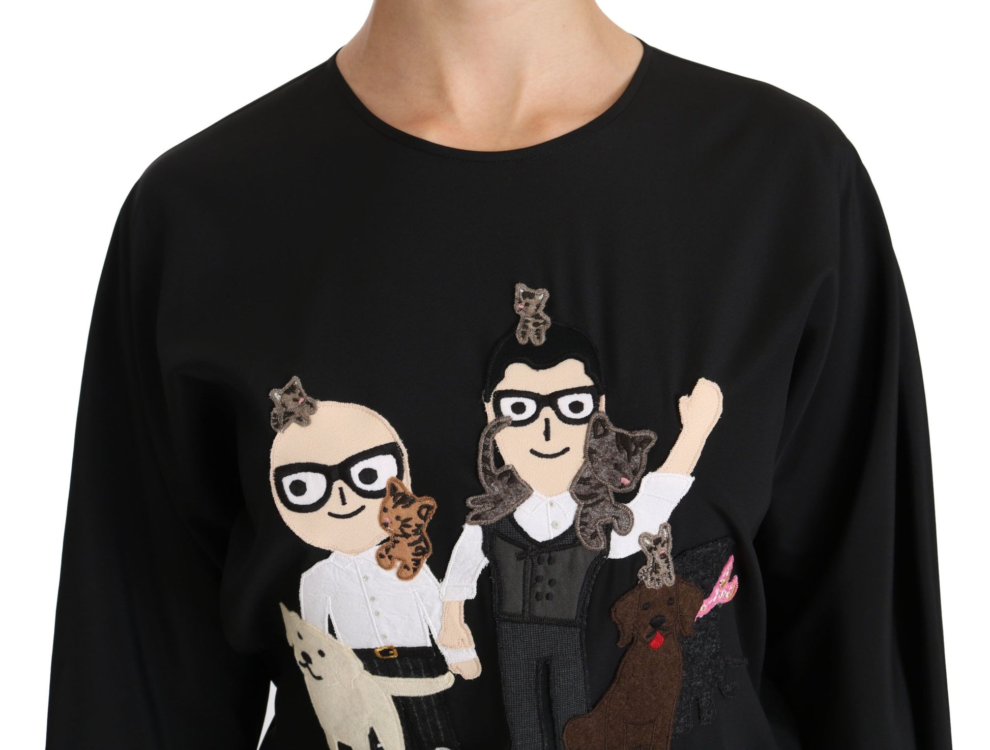 Dolce & Gabbana Black T-Shirt for Women additional view