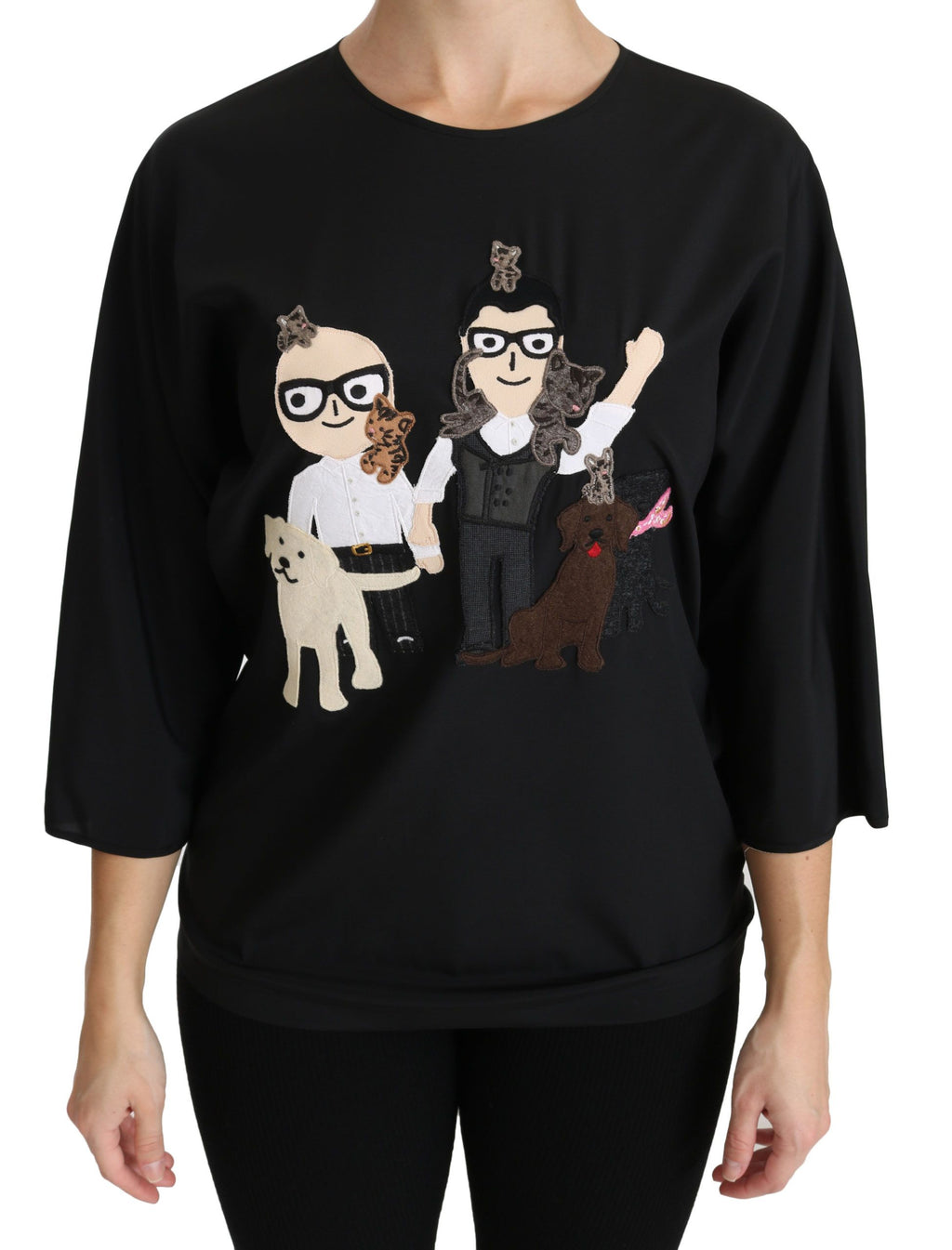 Dolce & Gabbana Black T-Shirt for Women